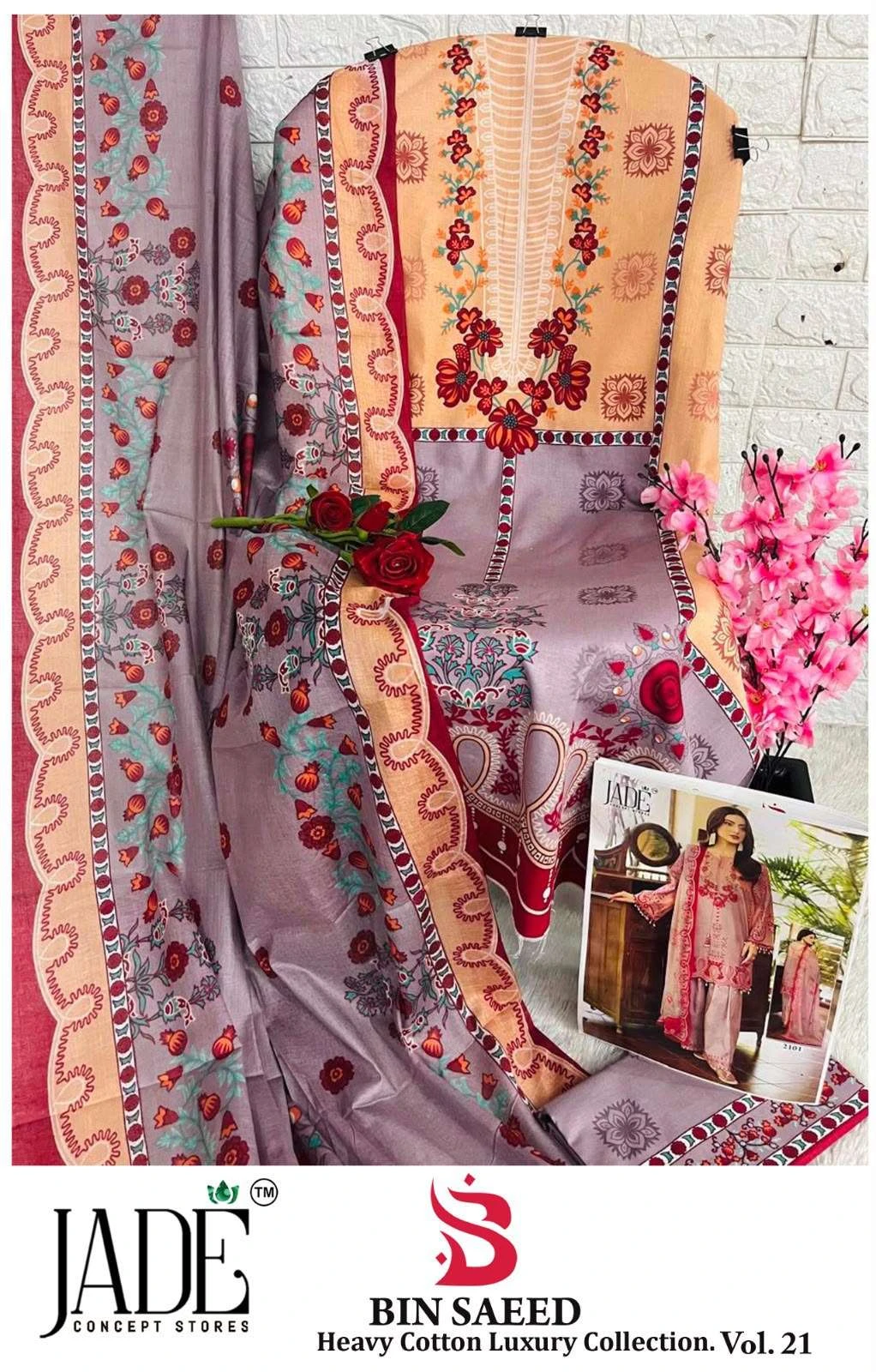 Bin Saeed Heavy Cotton Luxury Collection Vol 21