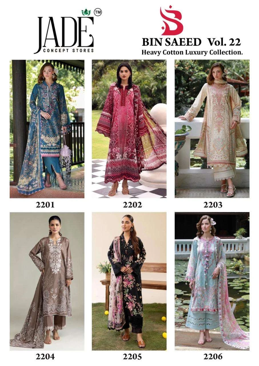 Bin Saeed Heavy Cotton Luxury Collection Vol 22
