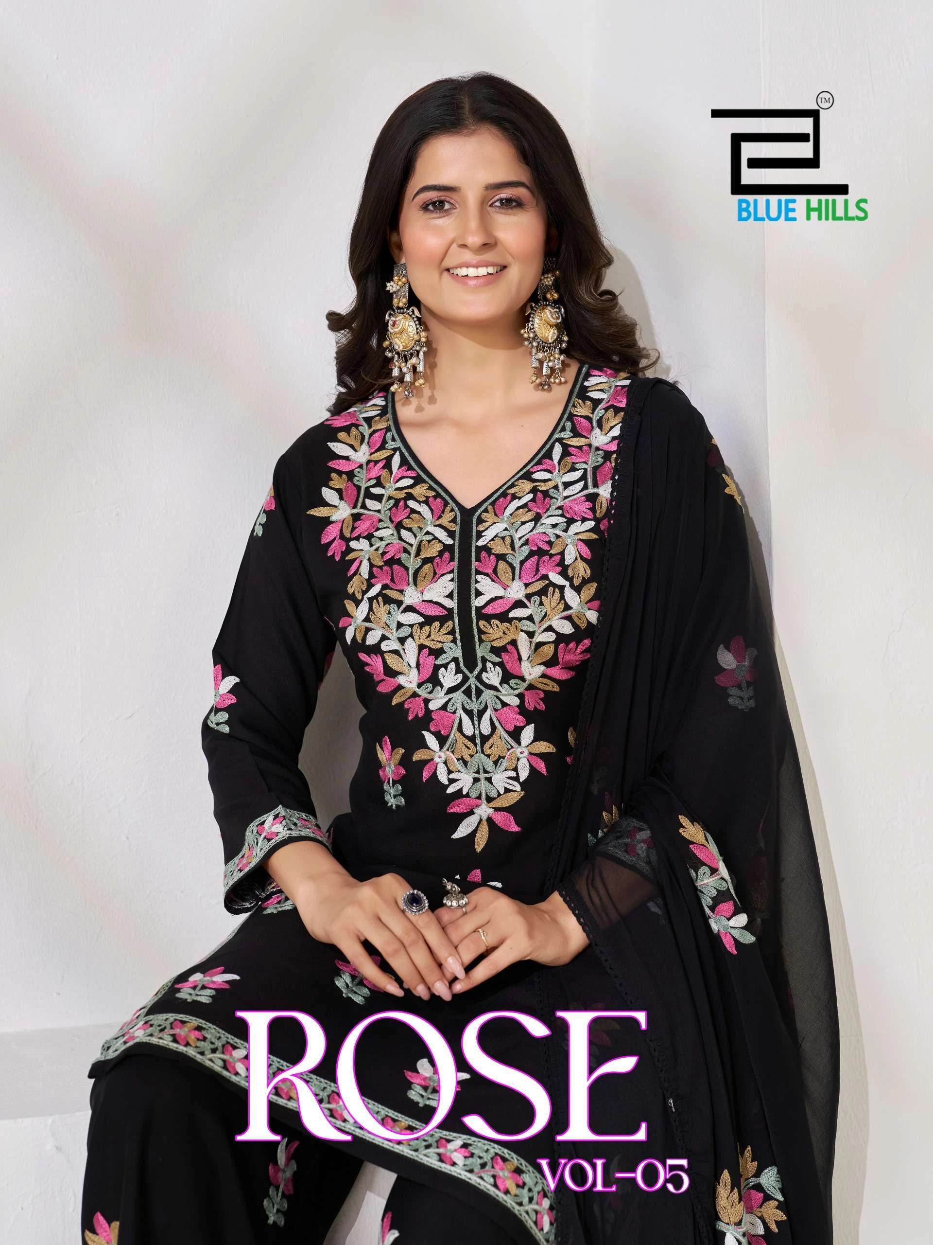 Blue Hills Rose Vol 5 - Readymade Dress