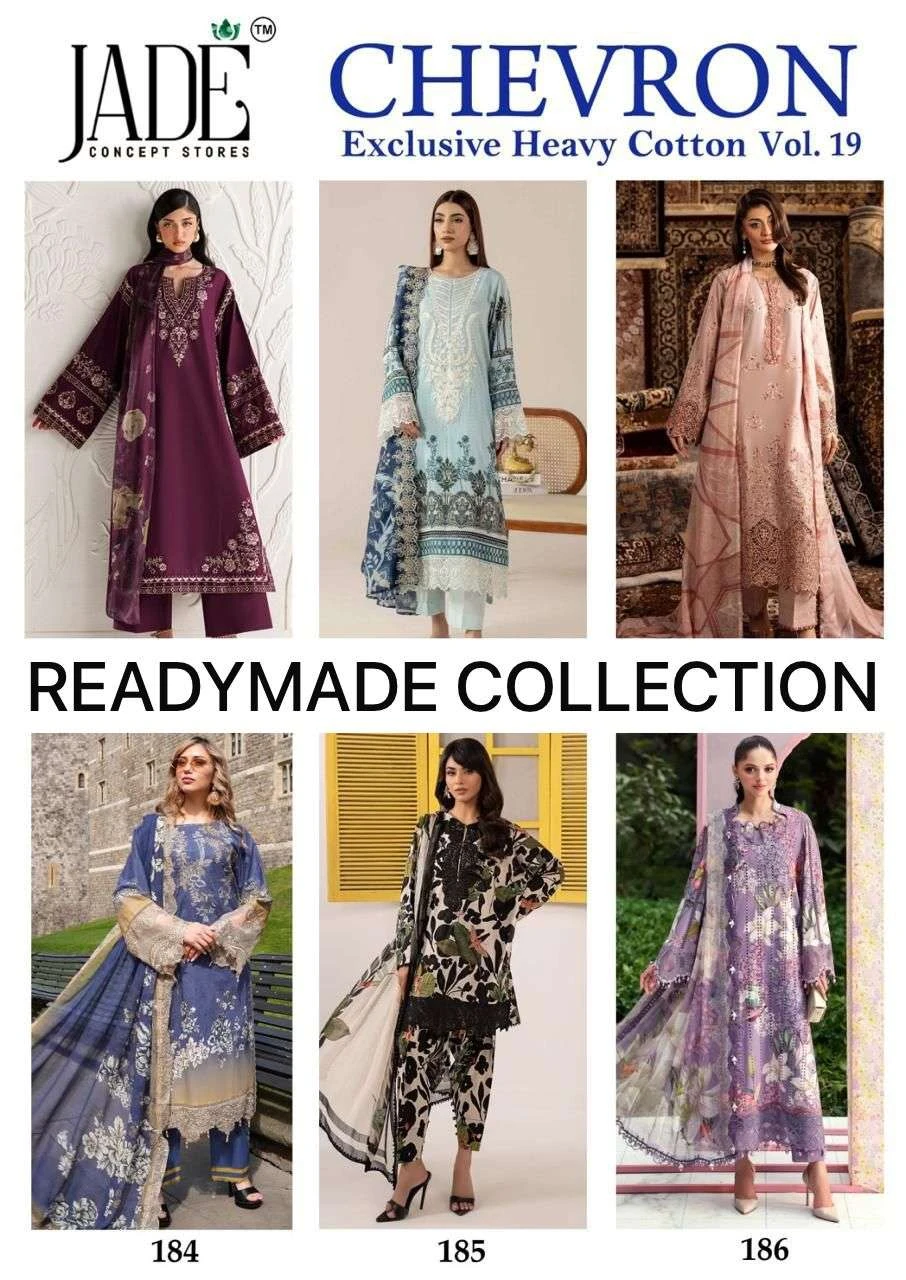 Chevron Exclusive Heavy Cotton Vol 19 Ready Made Collection - Readymade Dress