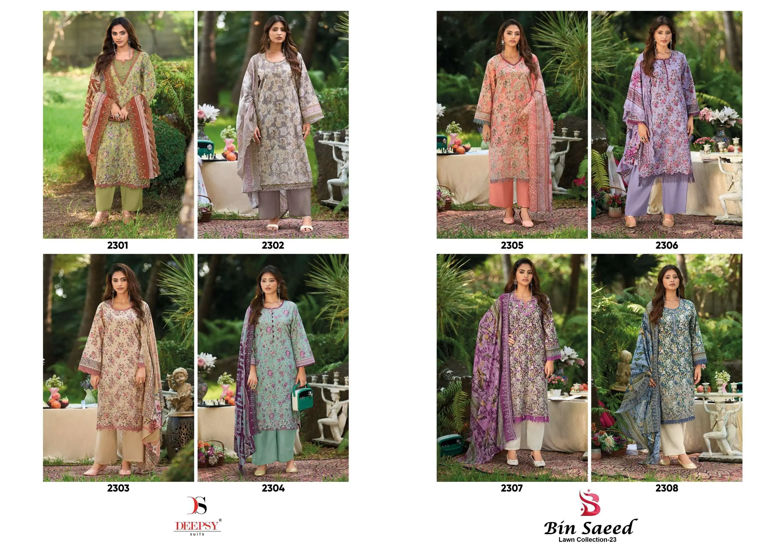 Deepsy Suits Bin Saeed Lawn Collection Vol 23