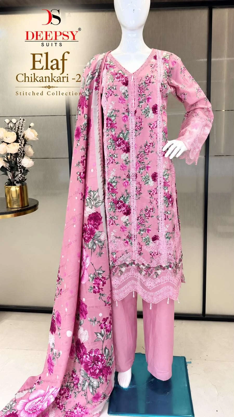 Deepsy Suits Elaf Chikankari Vol 2 Ready Made Collection - Readymade Dress