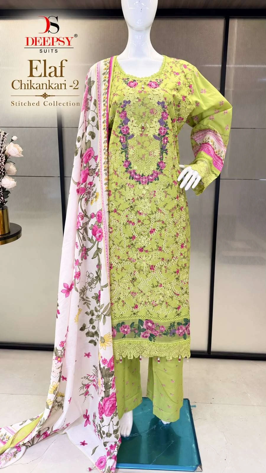 Deepsy Suits Elaf Chikankari Vol 2 Ready Made Collection - Readymade Dress