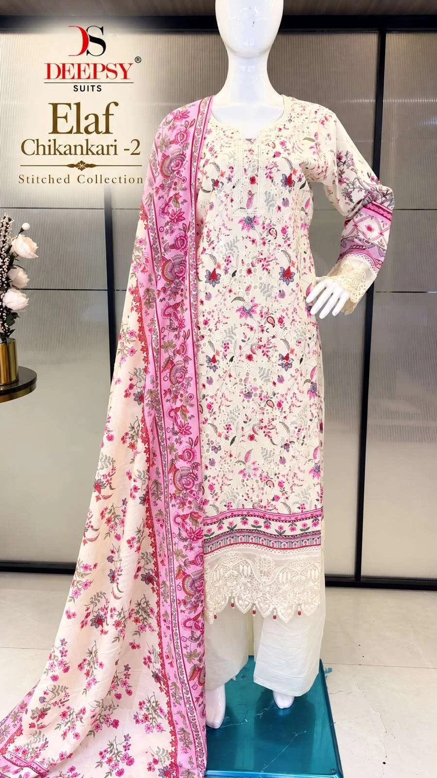 Deepsy Suits Elaf Chikankari Vol 2 Ready Made Collection - Readymade Dress
