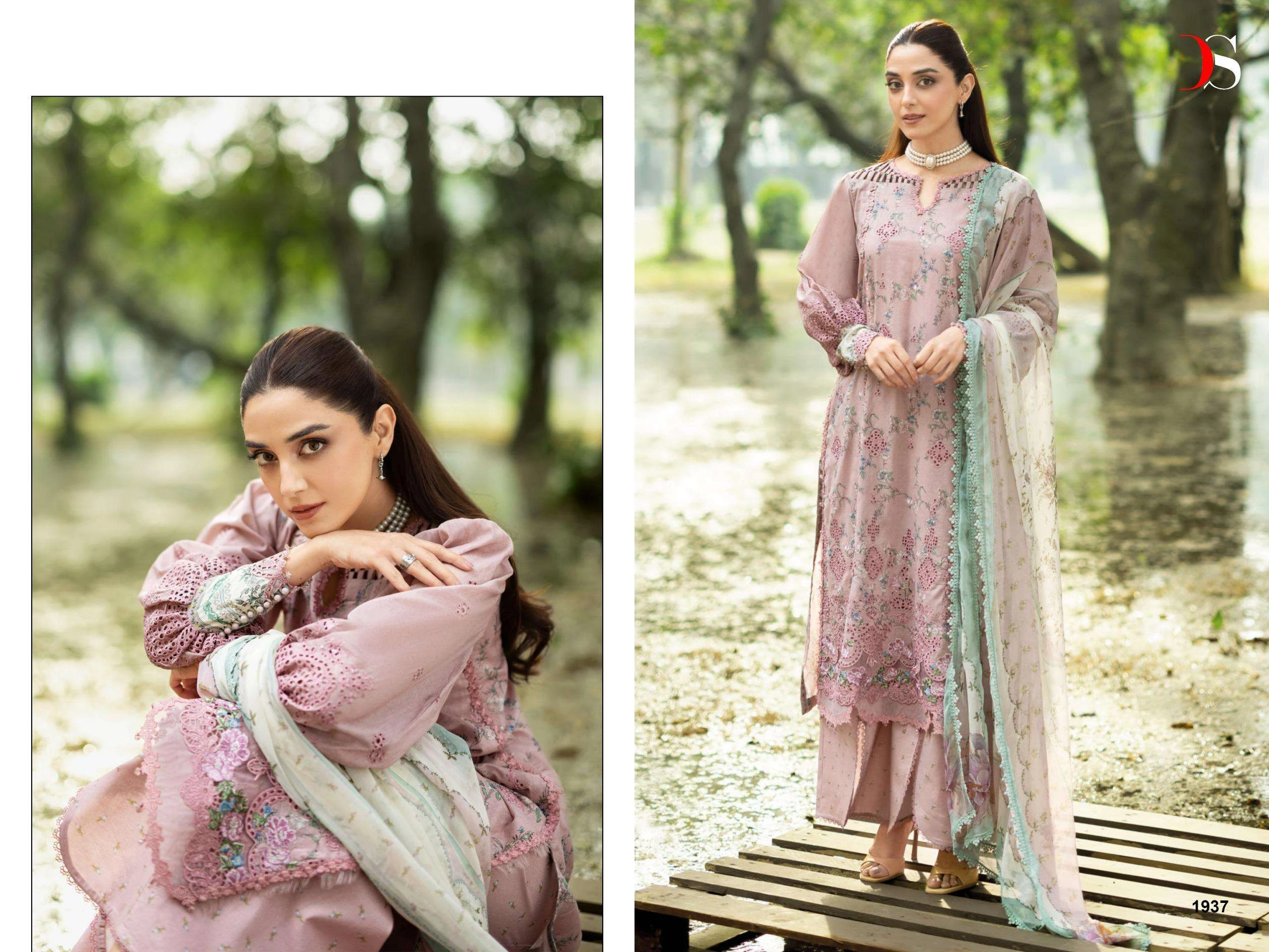 Deepsy Suits Elaf Chikankari