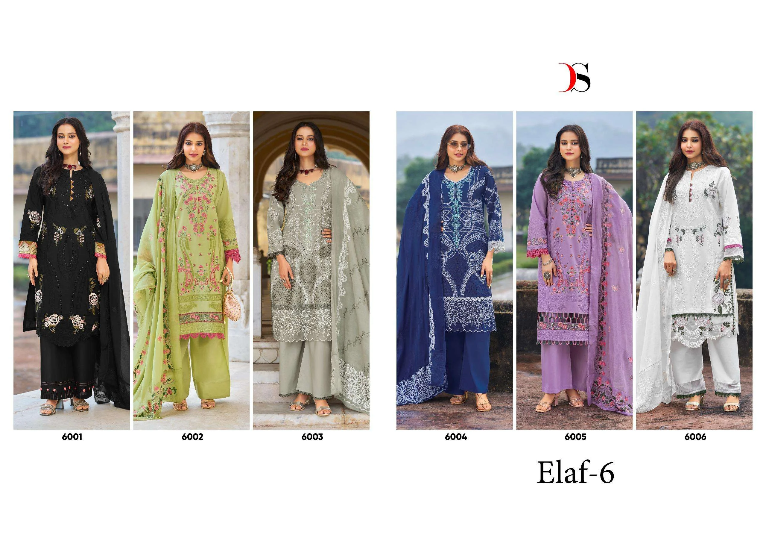 Deepsy Suits Elaf Luxury Lawn 25 Vol 6