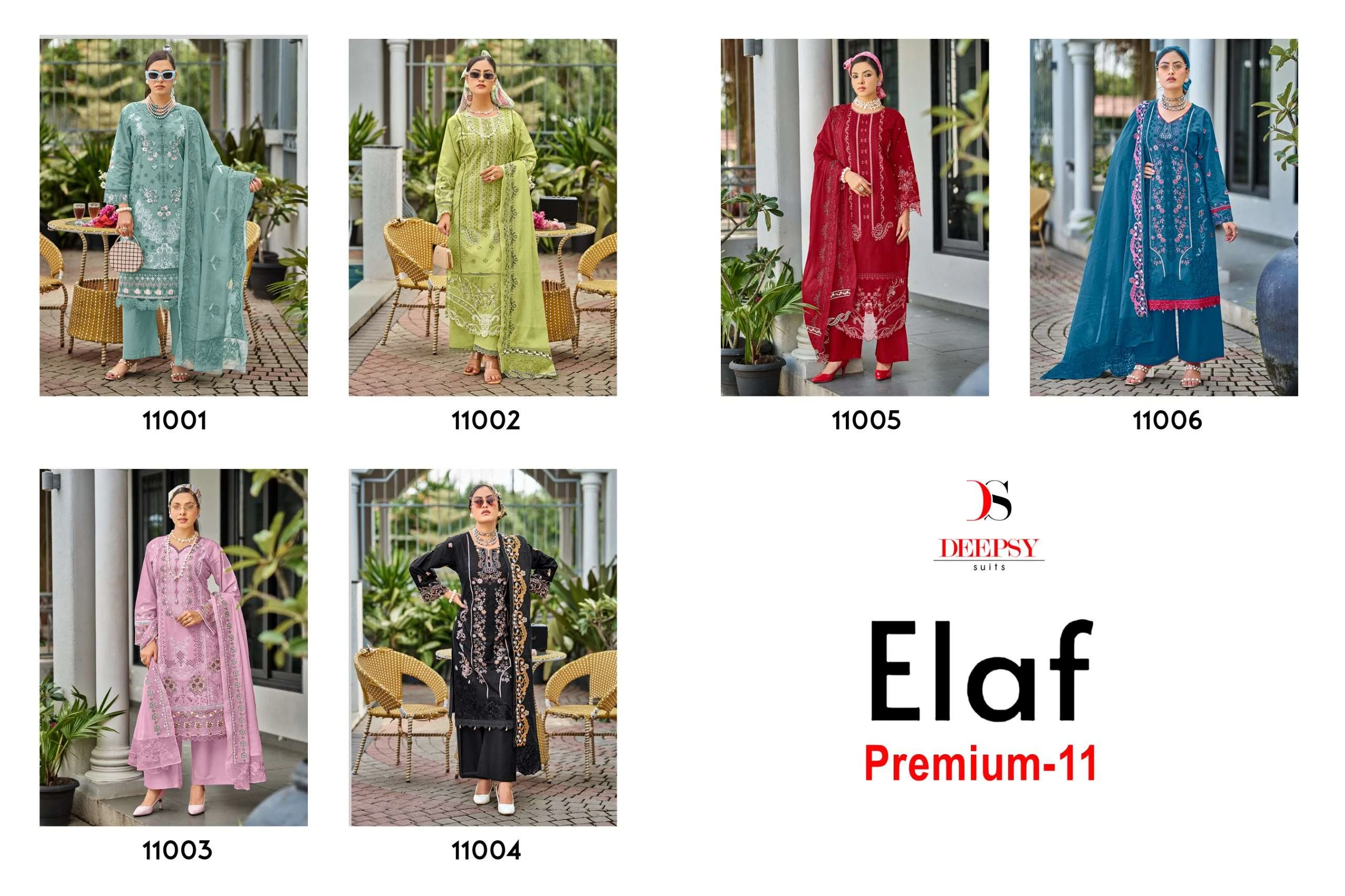 Deepsy Suits Elaf Premium Luxury Lawn Collection Vol 11