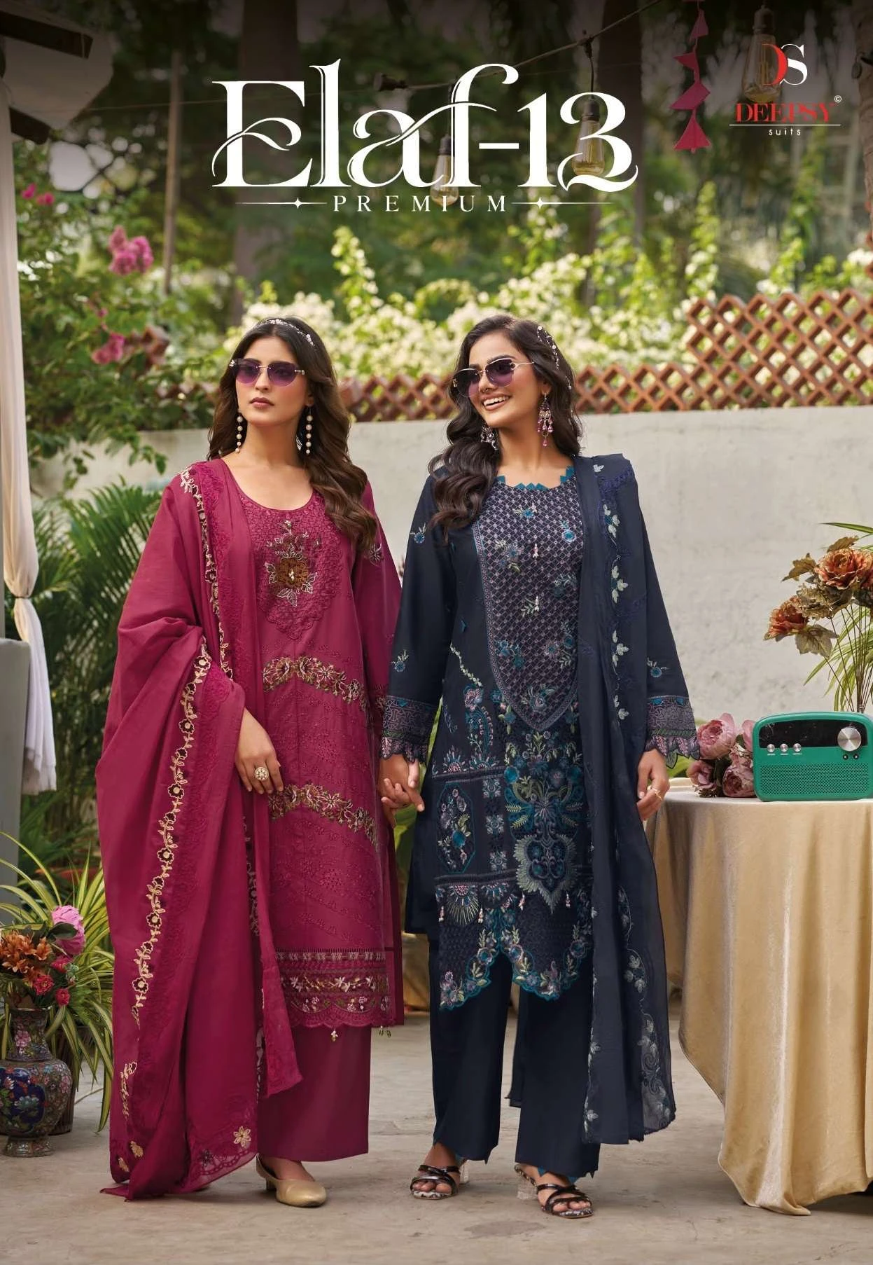 Deepsy Suits Elaf Premium Luxury Lawn Collection Vol 13