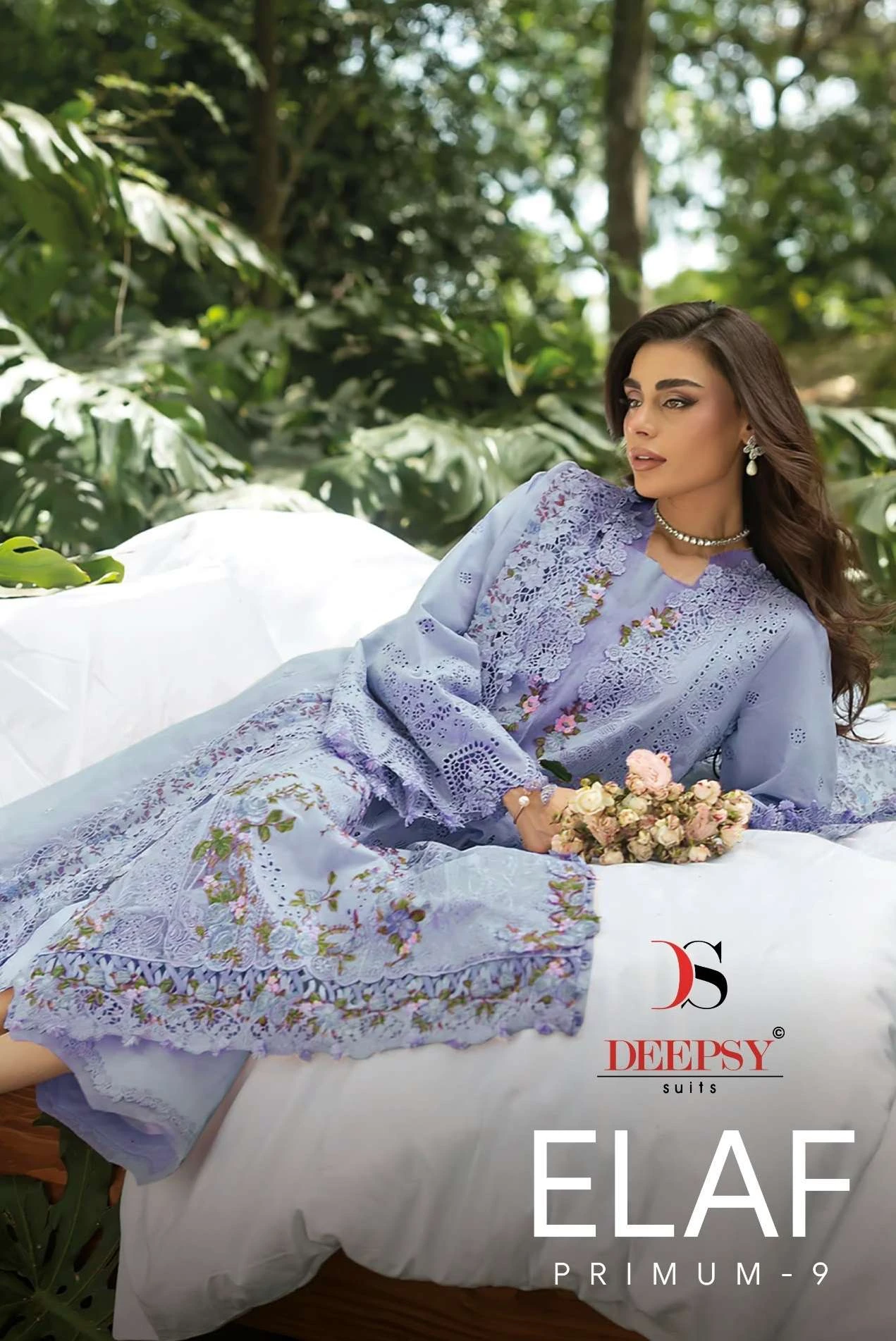 Deepsy Suits Elaf Premium Luxury Lawn Collection Vol 9