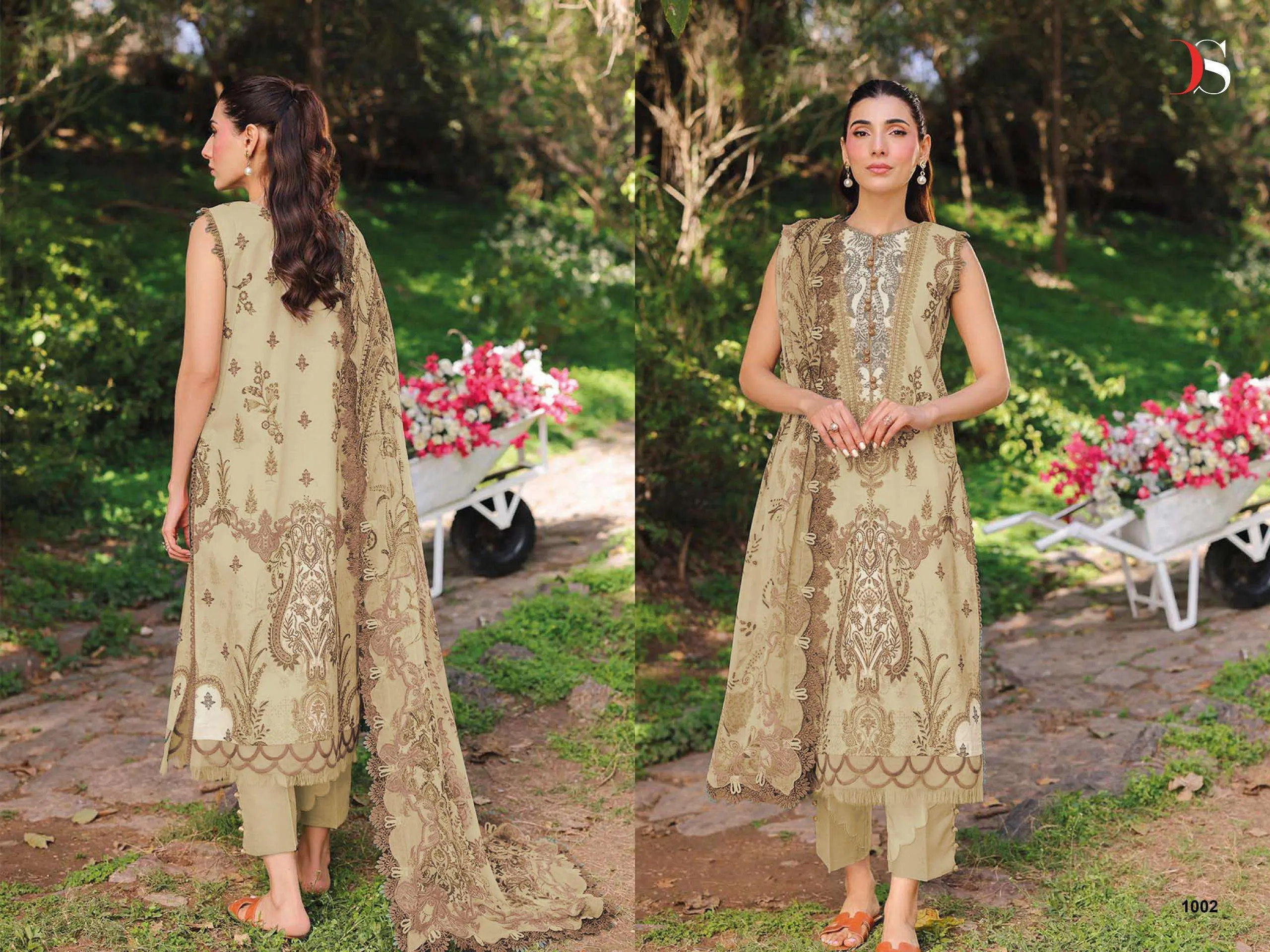 Deepsy Suits Jade Bliss Lawn 25 Vol 2