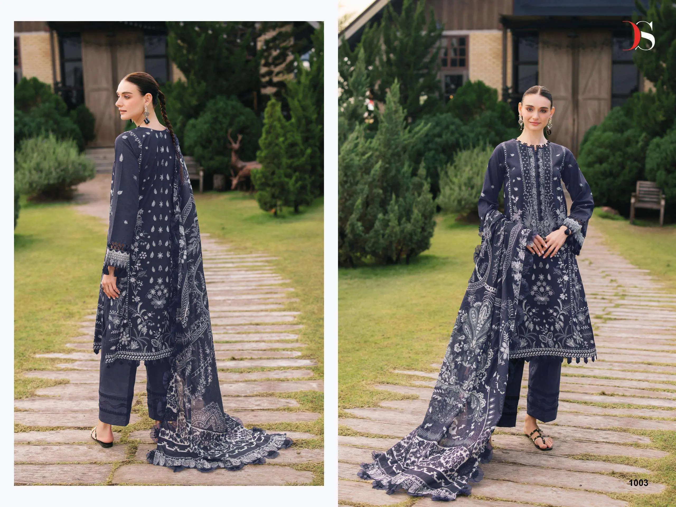 Deepsy Suits Jade Bliss Lawn 25 Vol 2