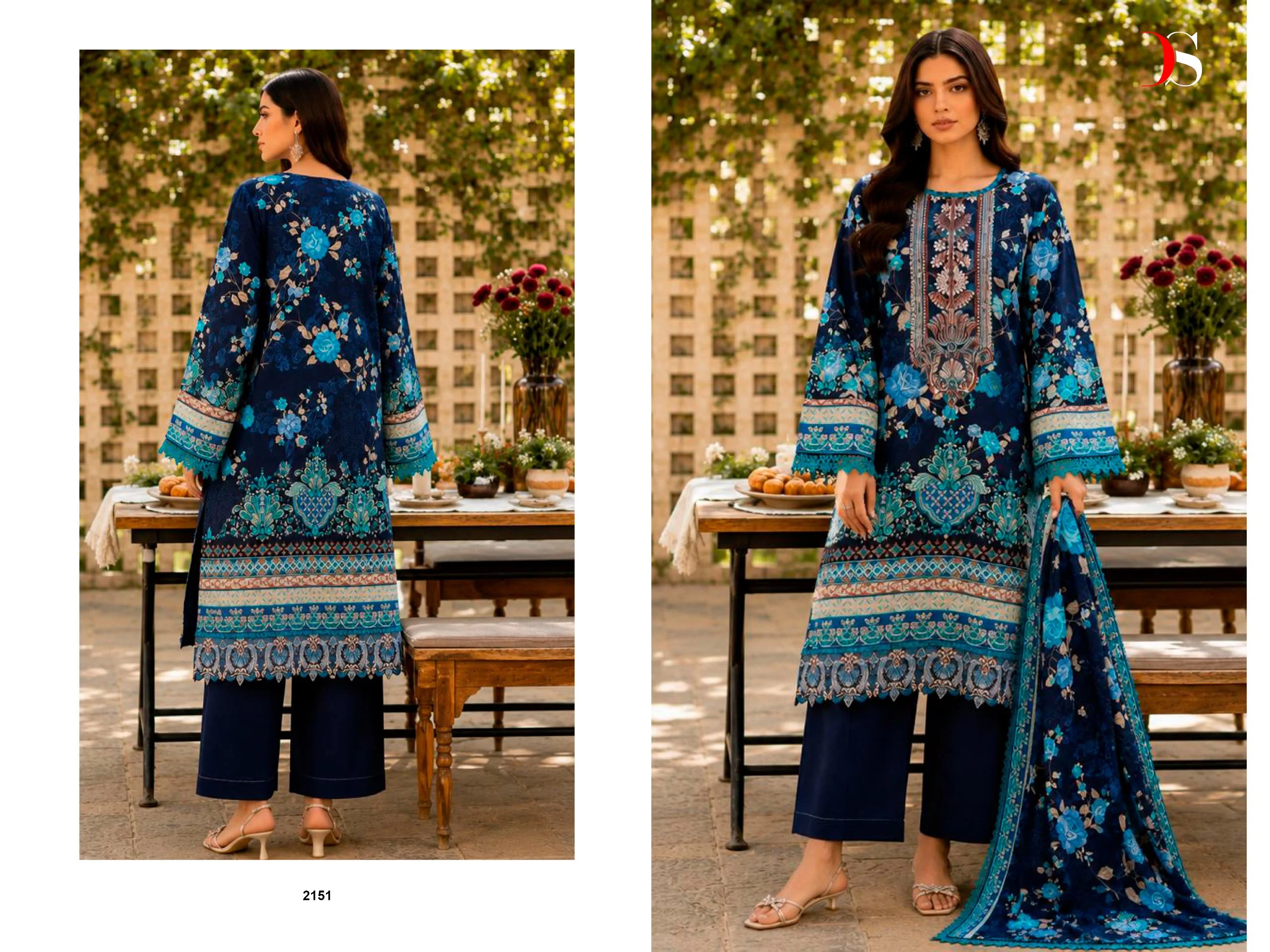 Deepsy Suits Jade Bliss Lawn 6