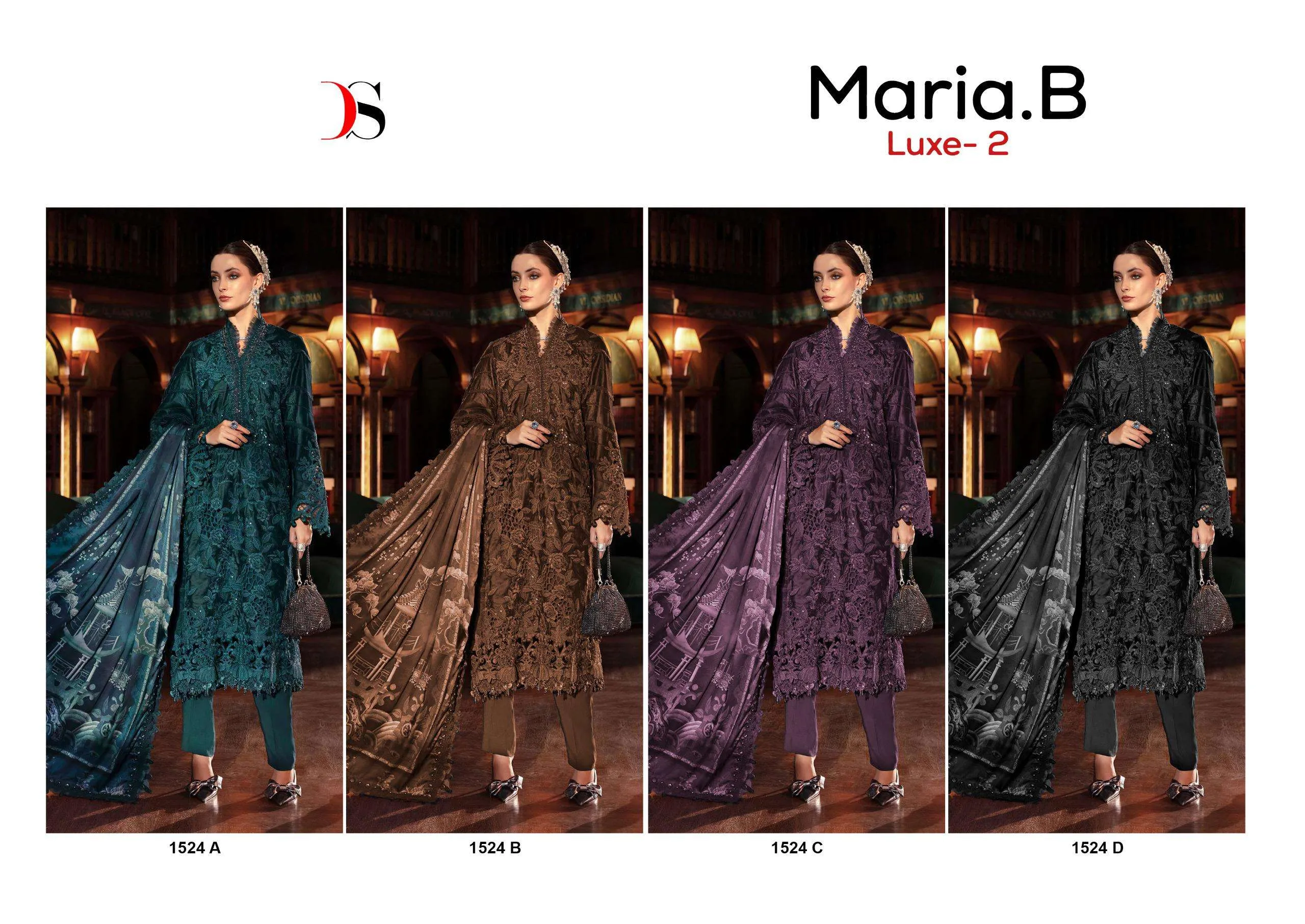Deepsy Suits Maria B Luxe Vol 2 Hit Design 1524