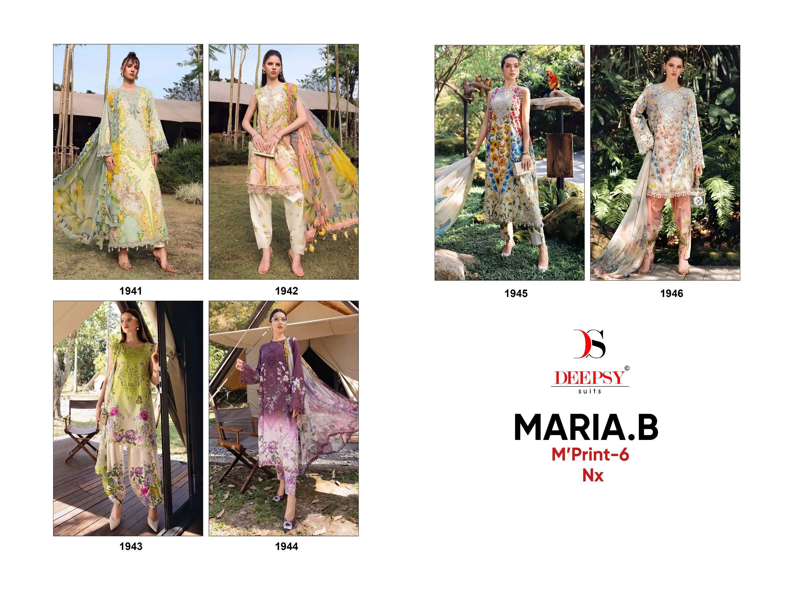Deepsy Suits Maria B M Print Vol 6 Nx