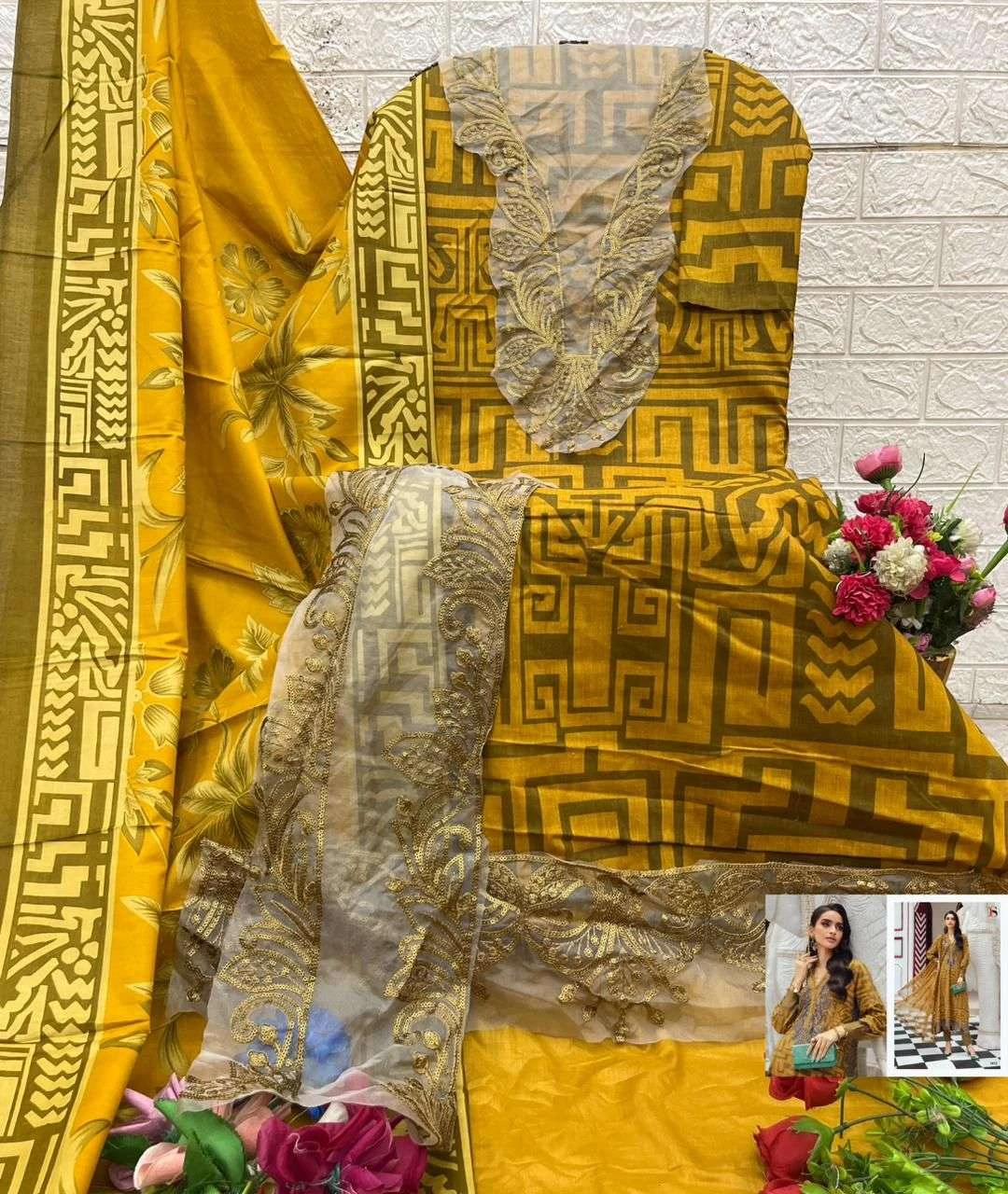 Deepsy Suits Maria B M Prints 25 Vol 5