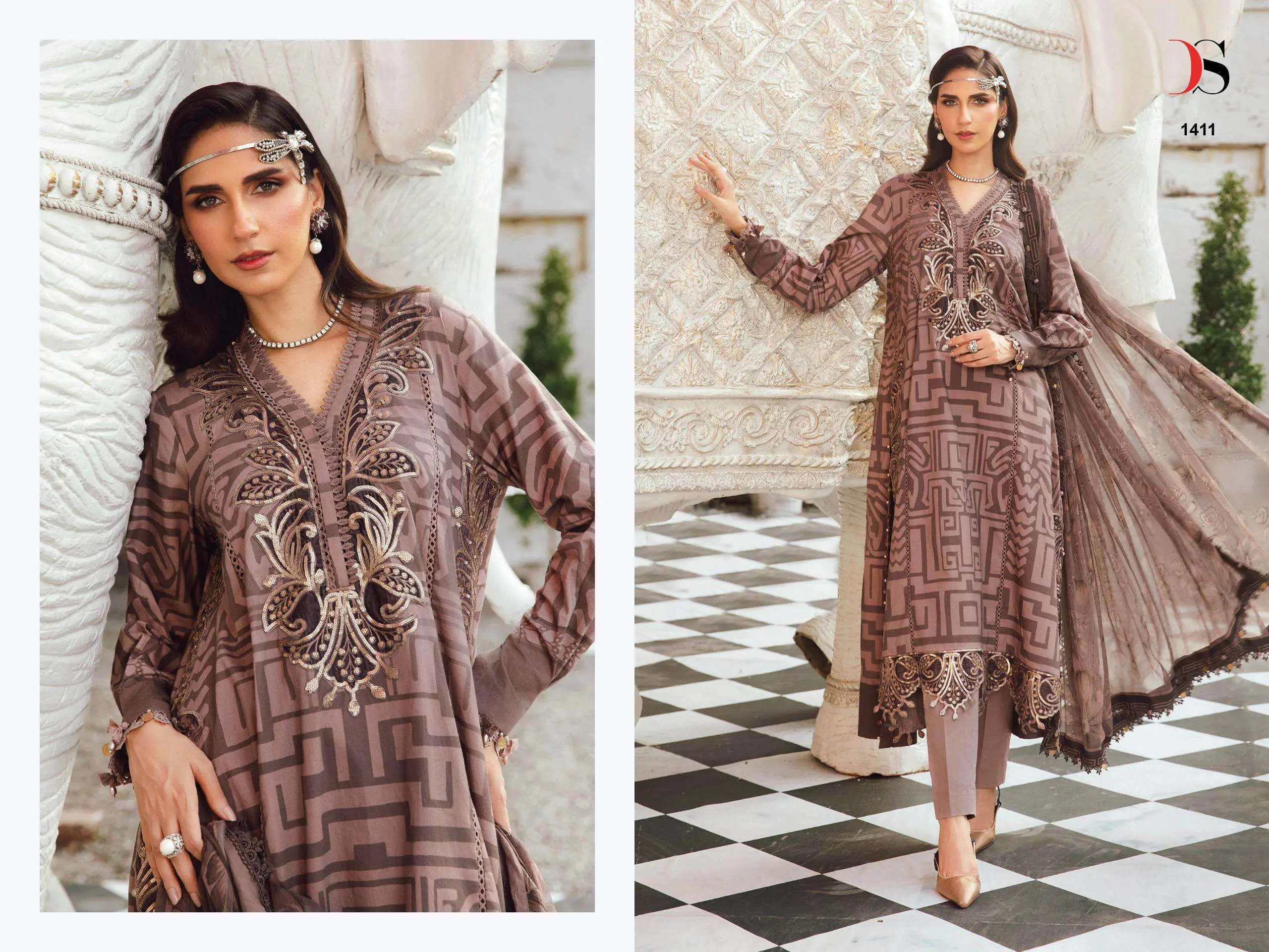 Deepsy Suits Maria B M Prints 25 Vol 5