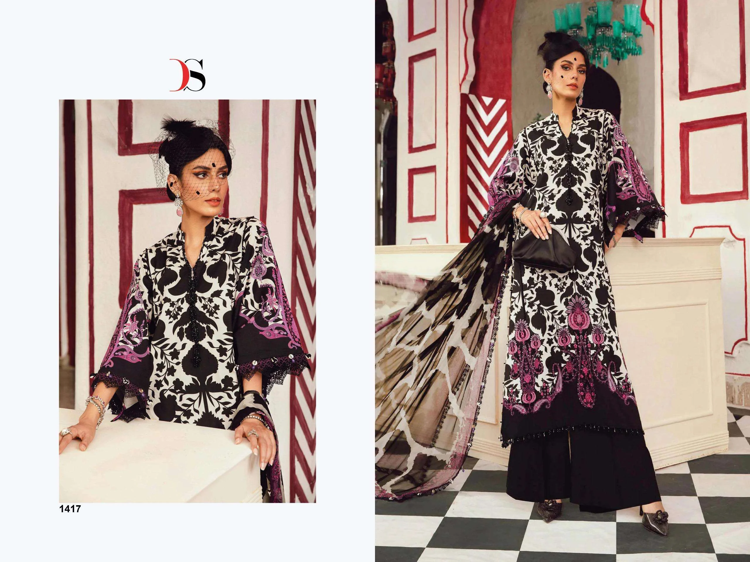 Deepsy Suits Maria B M Prints 25 Vol 5