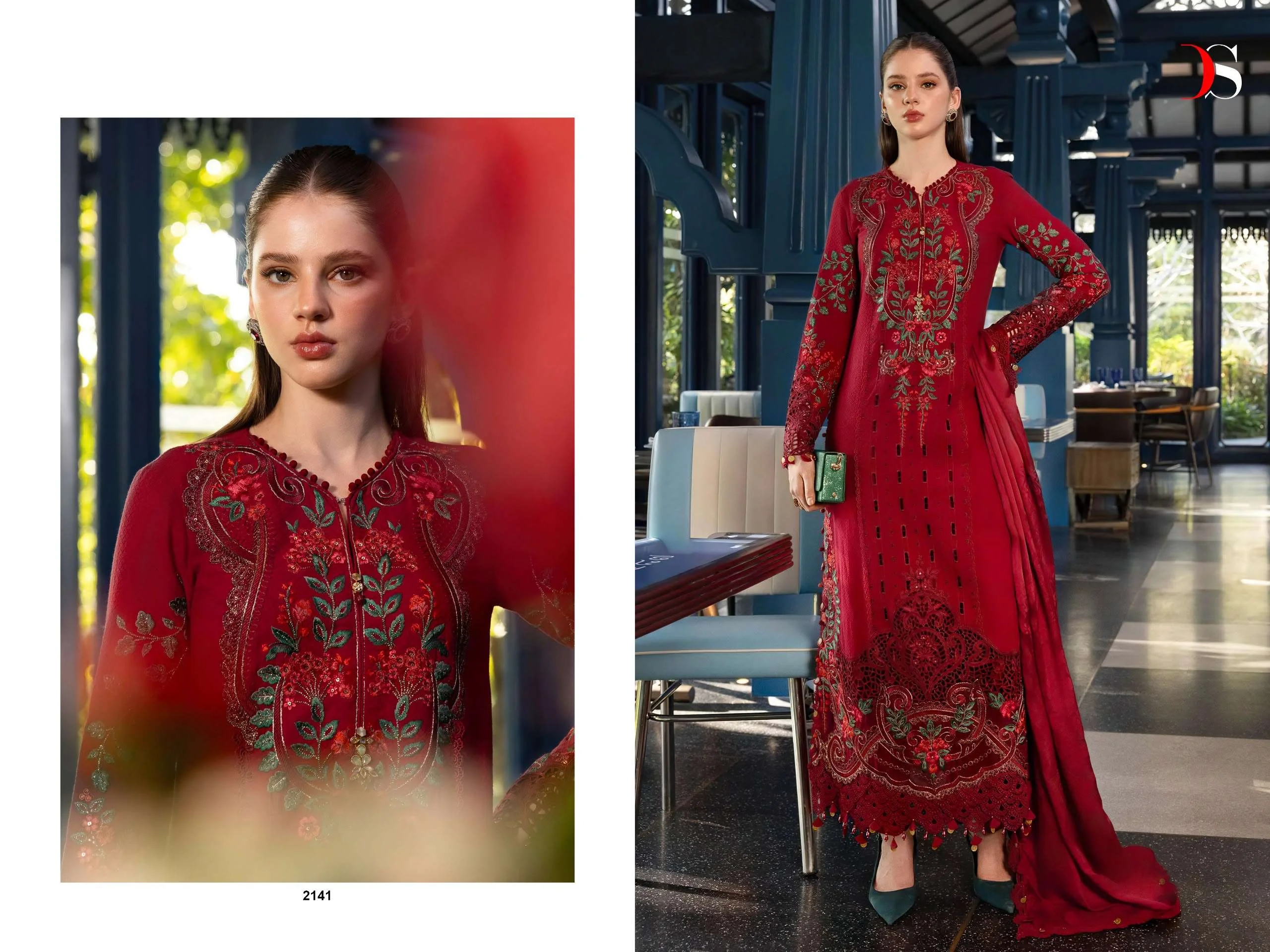 Deepsy Suits Maria B Premium Embroidered Vol 6