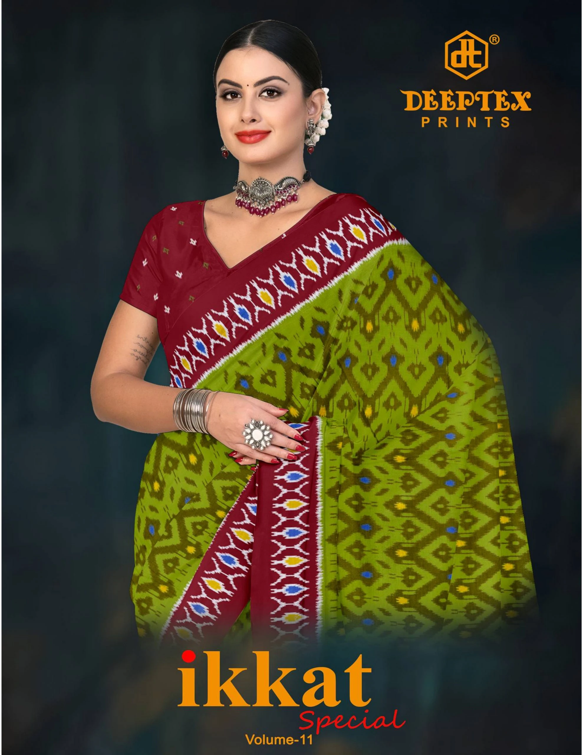 Deeptex Ikkat Vol 11