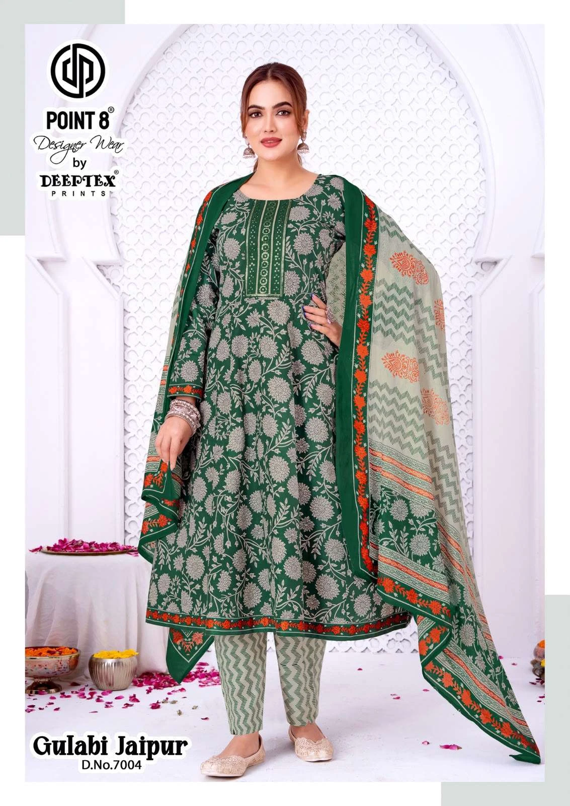 Deeptex Print Gulabi Jaipuri Vol 7 - Readymade Dress