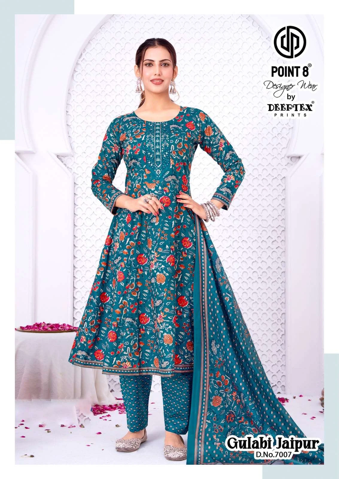 Deeptex Print Gulabi Jaipuri Vol 7 - Readymade Dress