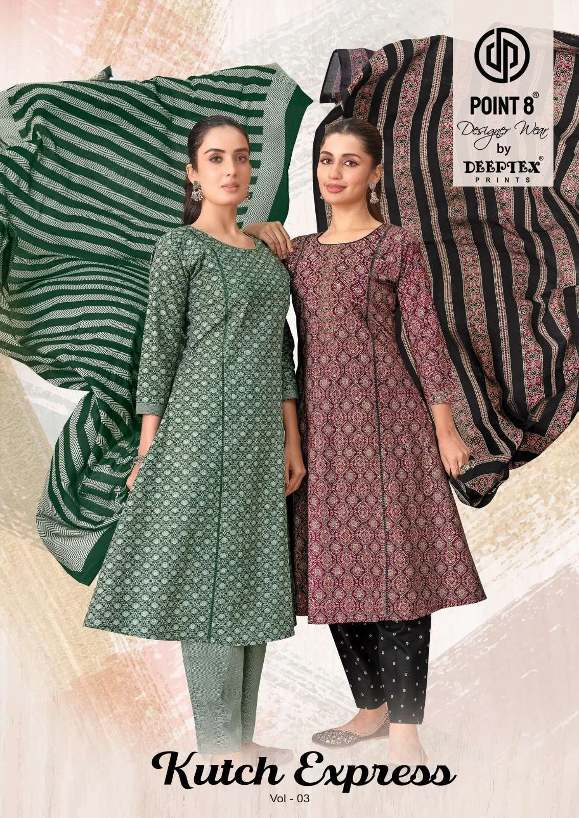 Deeptex Print Kutch Express Vol 3 - Readymade Dress