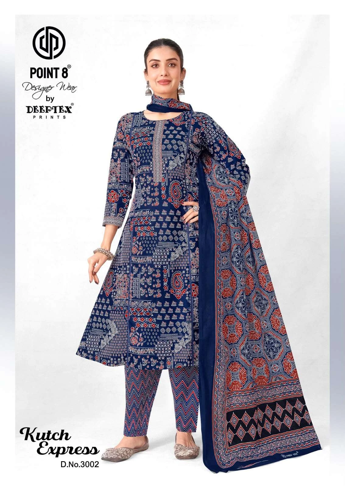 Deeptex Print Kutch Express Vol 3 - Readymade Dress