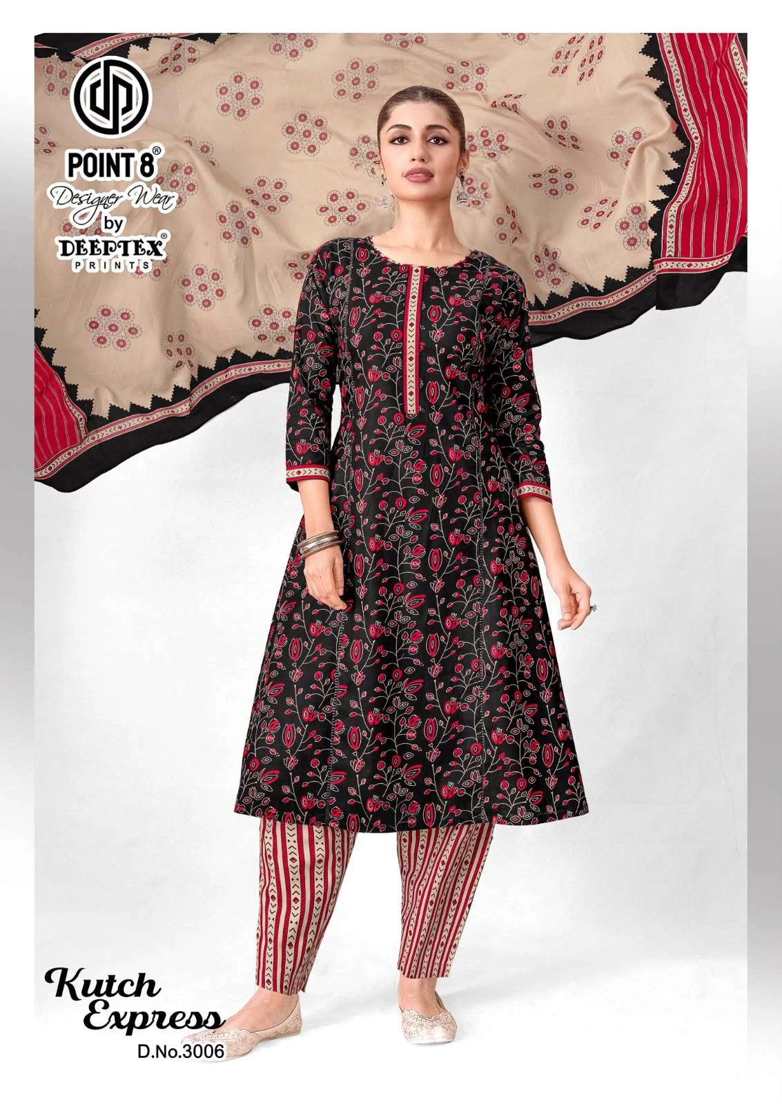 Deeptex Print Kutch Express Vol 3 - Readymade Dress