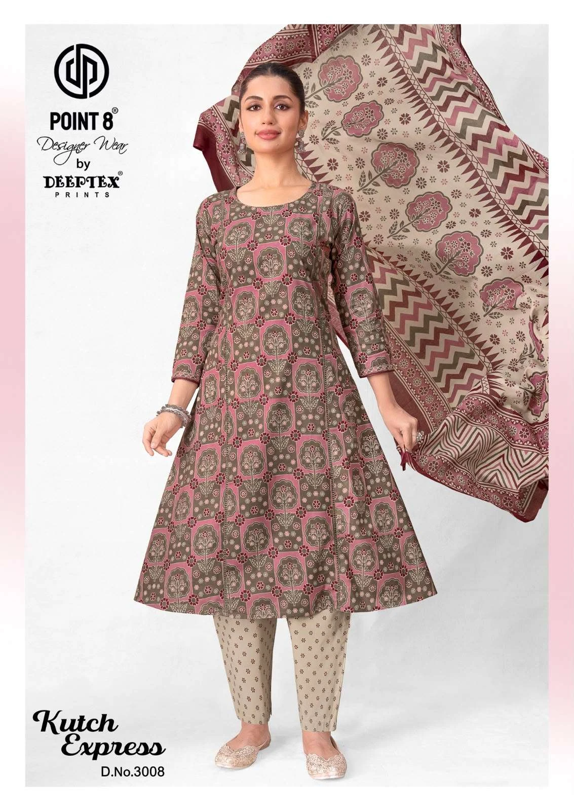 Deeptex Print Kutch Express Vol 3 - Readymade Dress