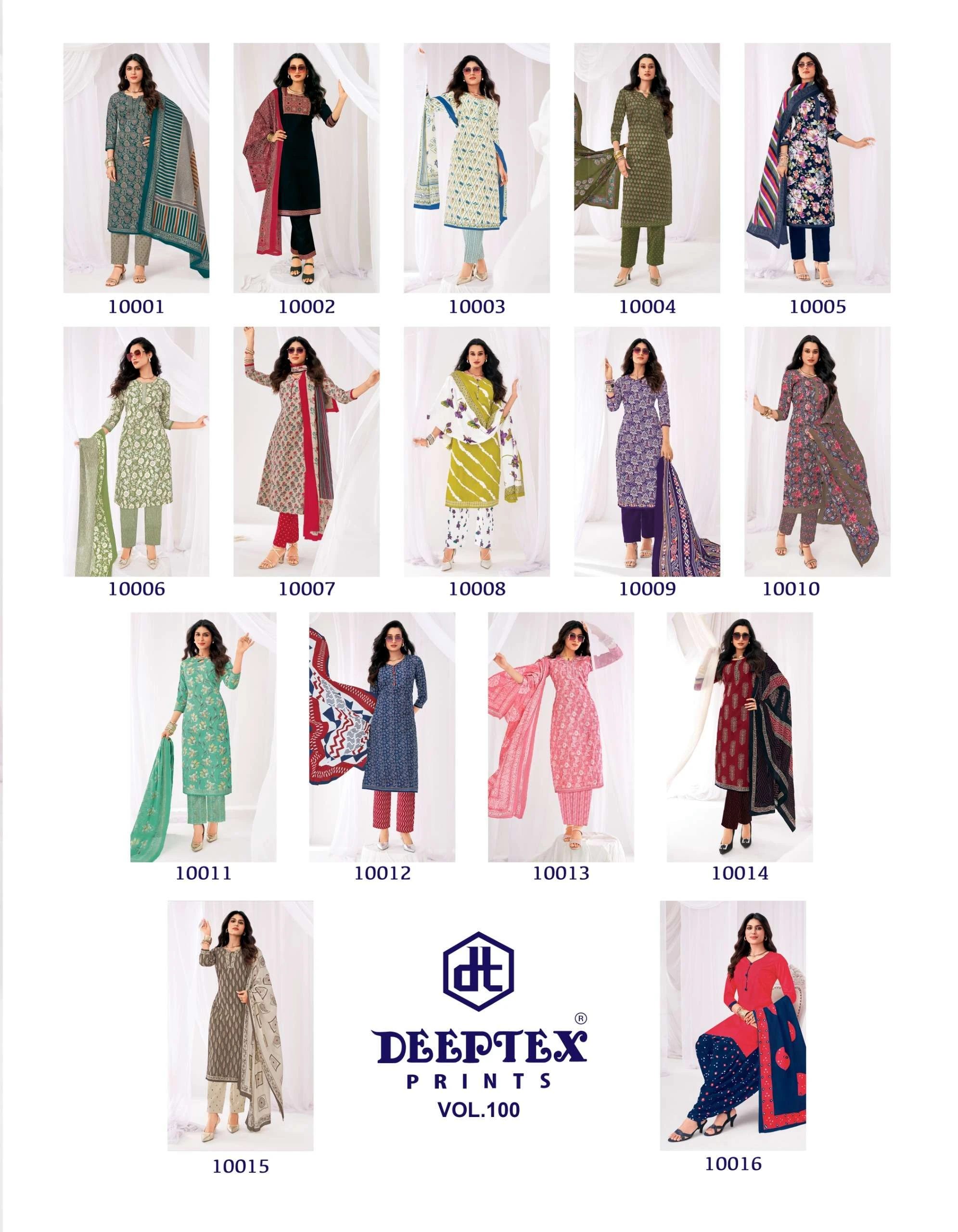 Deeptex Print Miss India Vol 100