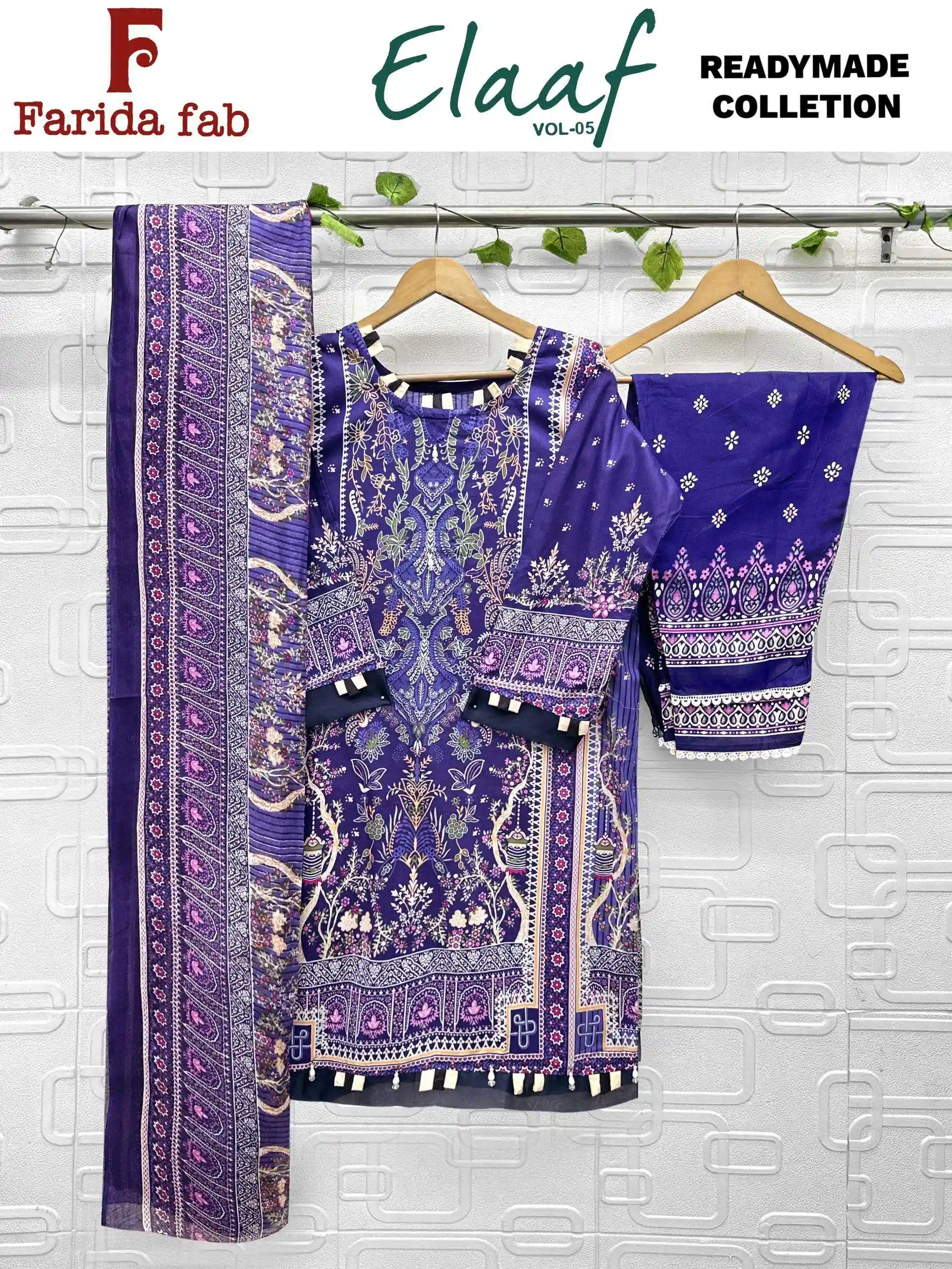 Elaaf Vol 5 Ready Made Collection - Readymade Dress