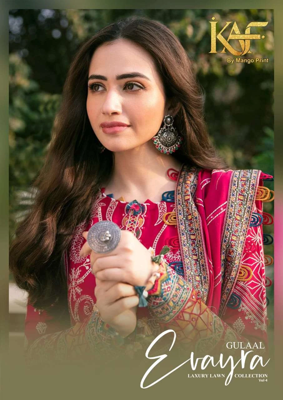 Evayra Gulaal Luxury Lawn Collection Vol 4