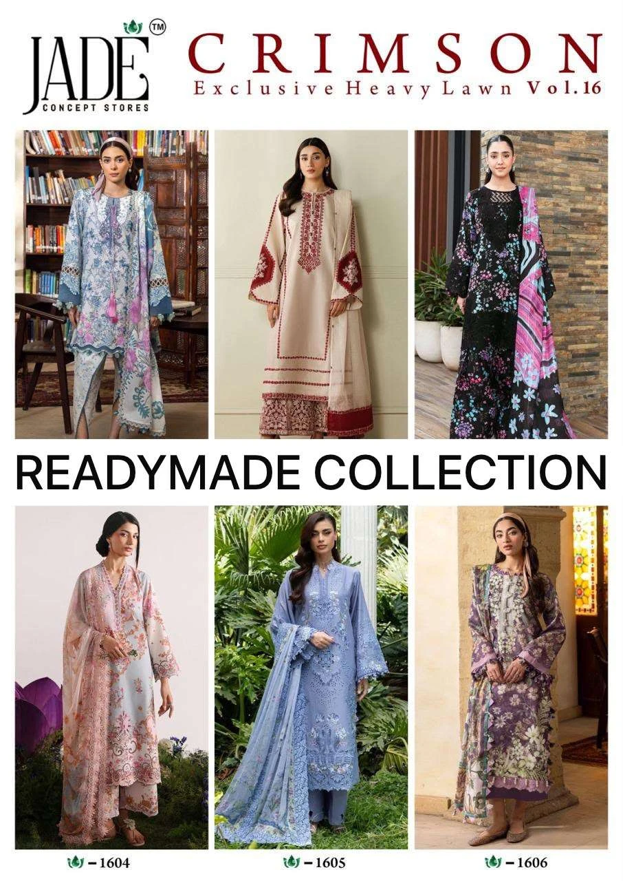 Exclusive Heavy Lawn Ready Made Collection Vol 16 - Readymade Dress
