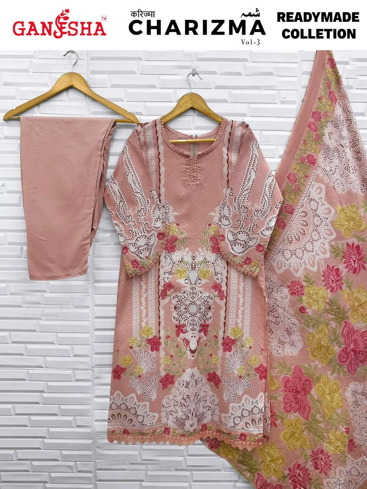 Falak International Charizma Vol 3 Ready Made Collection - Readymade Dress