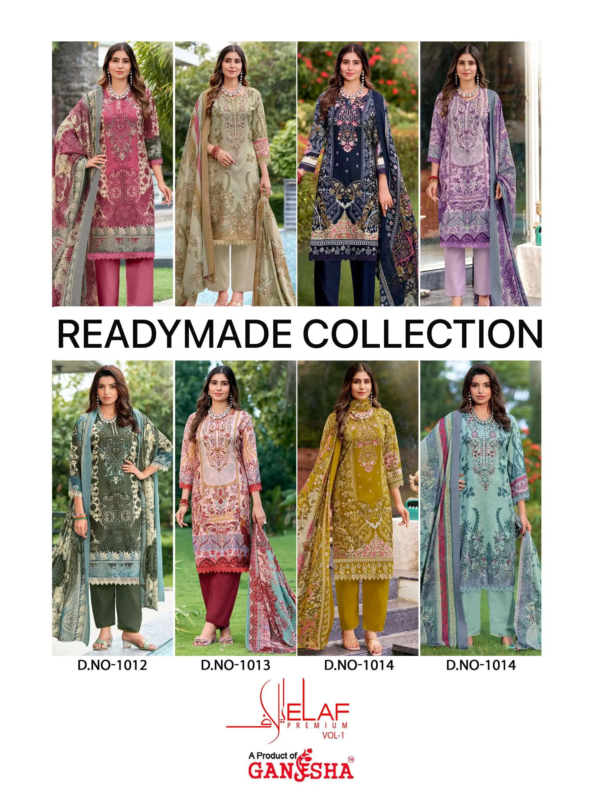 Falak International Elaf Premium Vol 1 Ready Made Collection - Readymade Dress