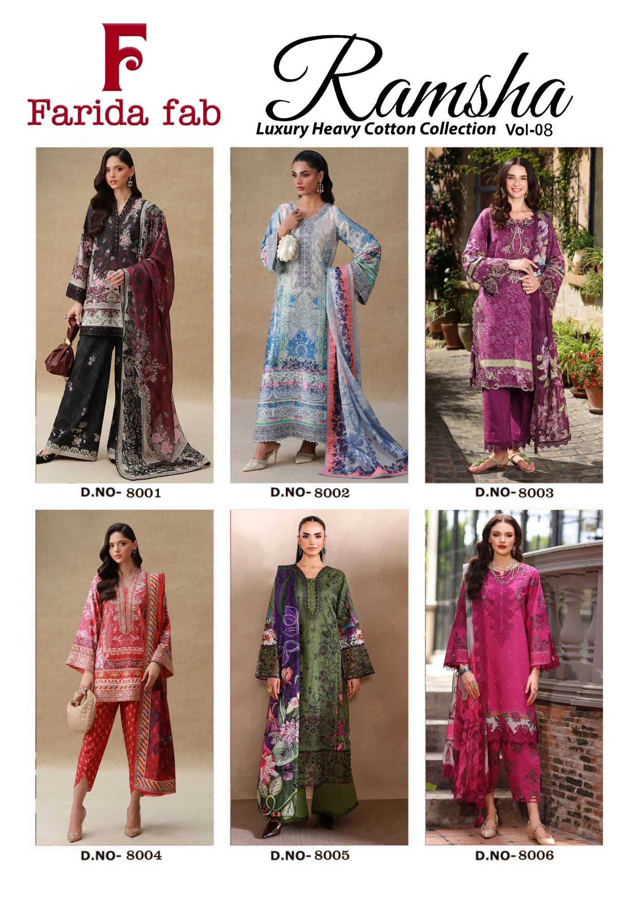 Farida Ramsha Vol 8 - Readymade Dress