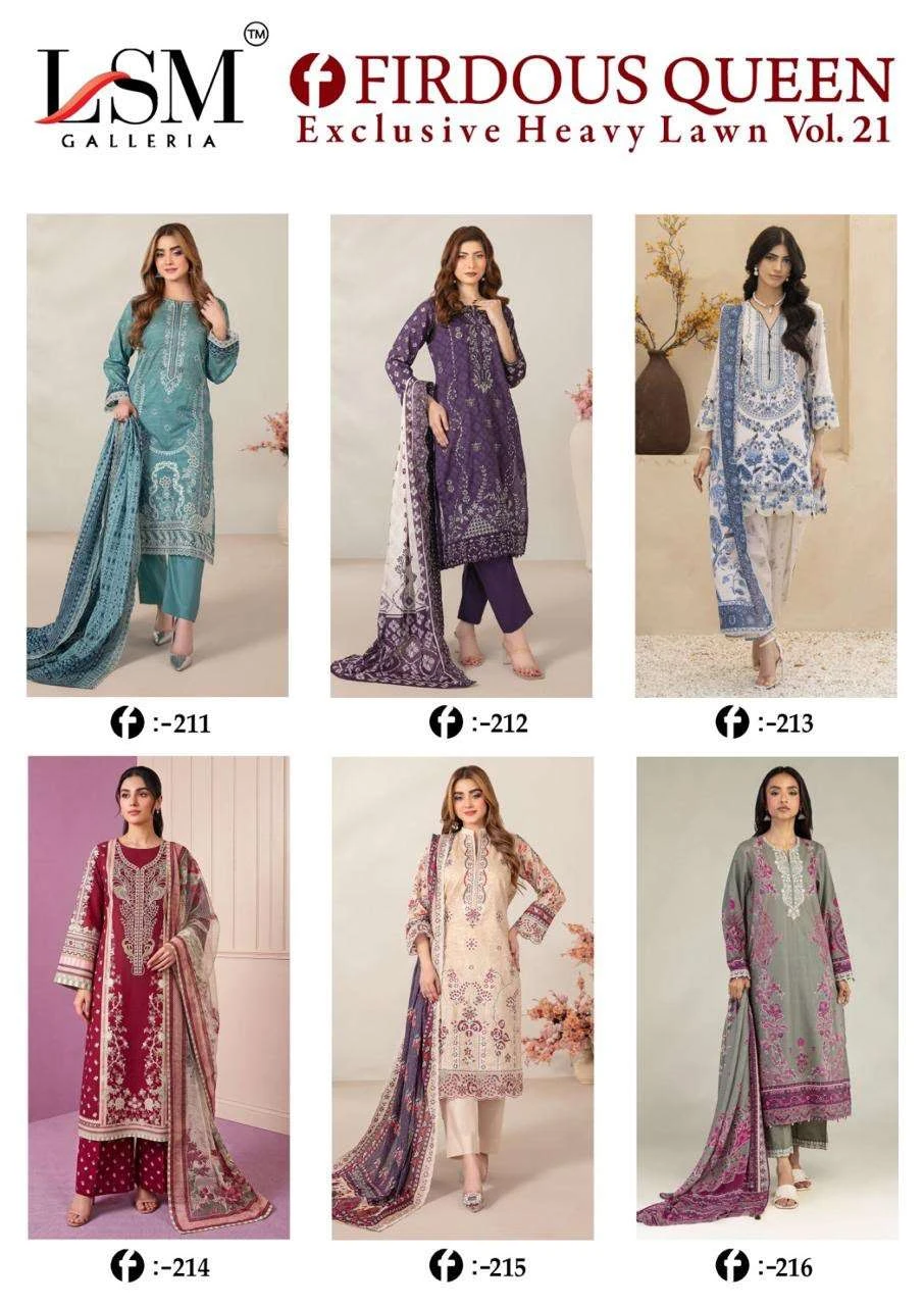 Firdous Queen Lawn Vol 21