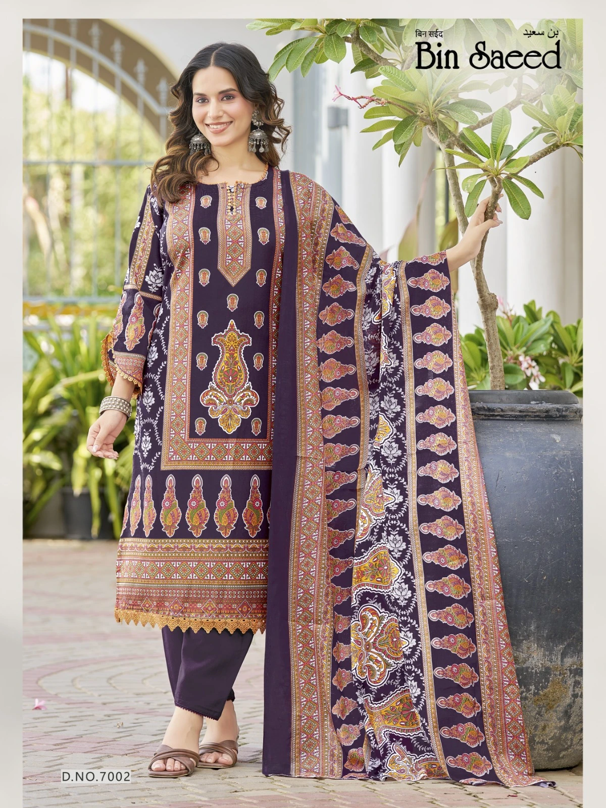 Ganesha Bin Saeed Vol 7 Karachi Dress Material