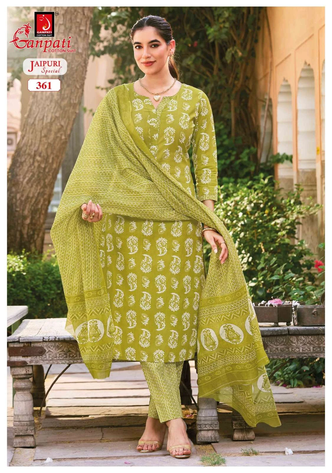 Ganpati Jaipuri Vol 18 - Readymade Dress