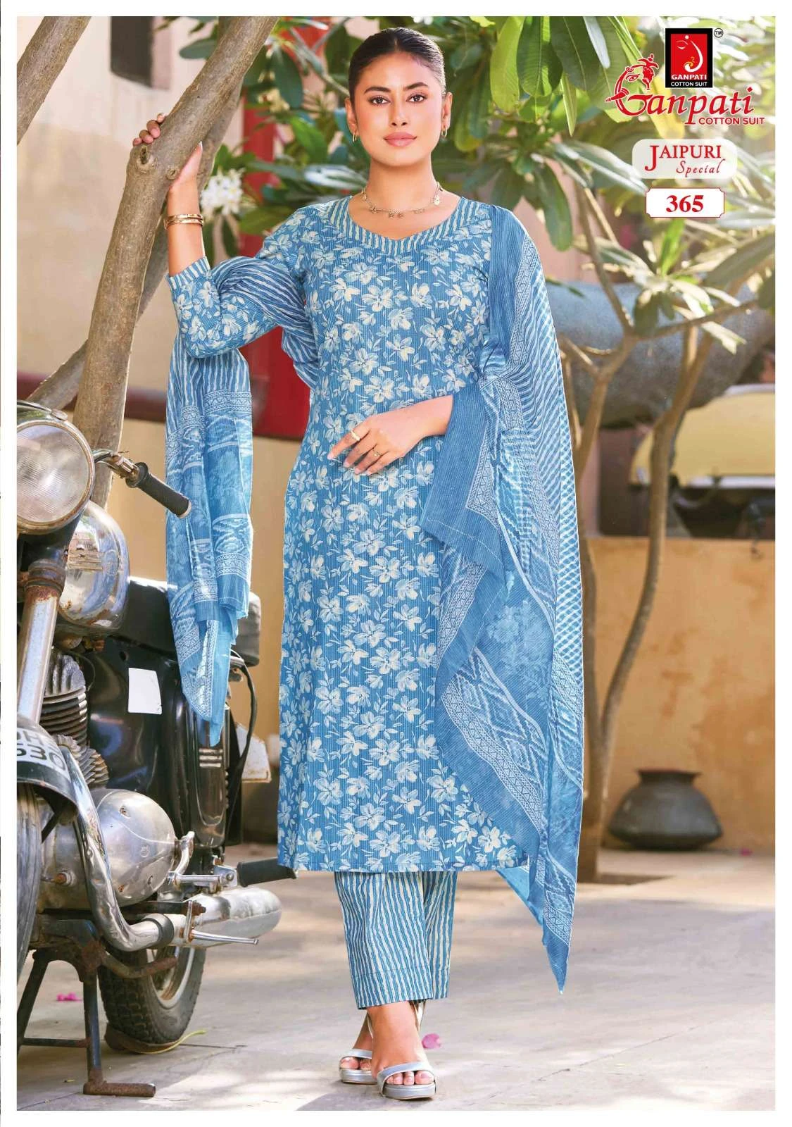 Ganpati Jaipuri Vol 18 - Readymade Dress