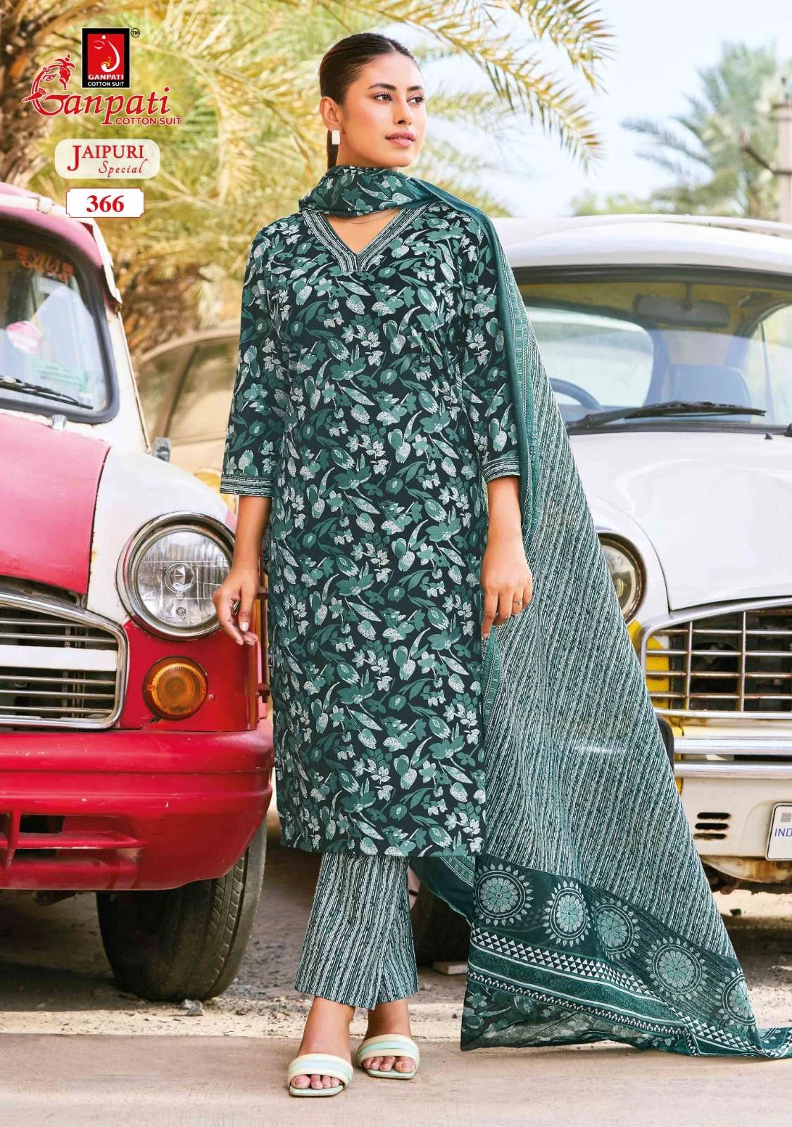 Ganpati Jaipuri Vol 18 - Readymade Dress