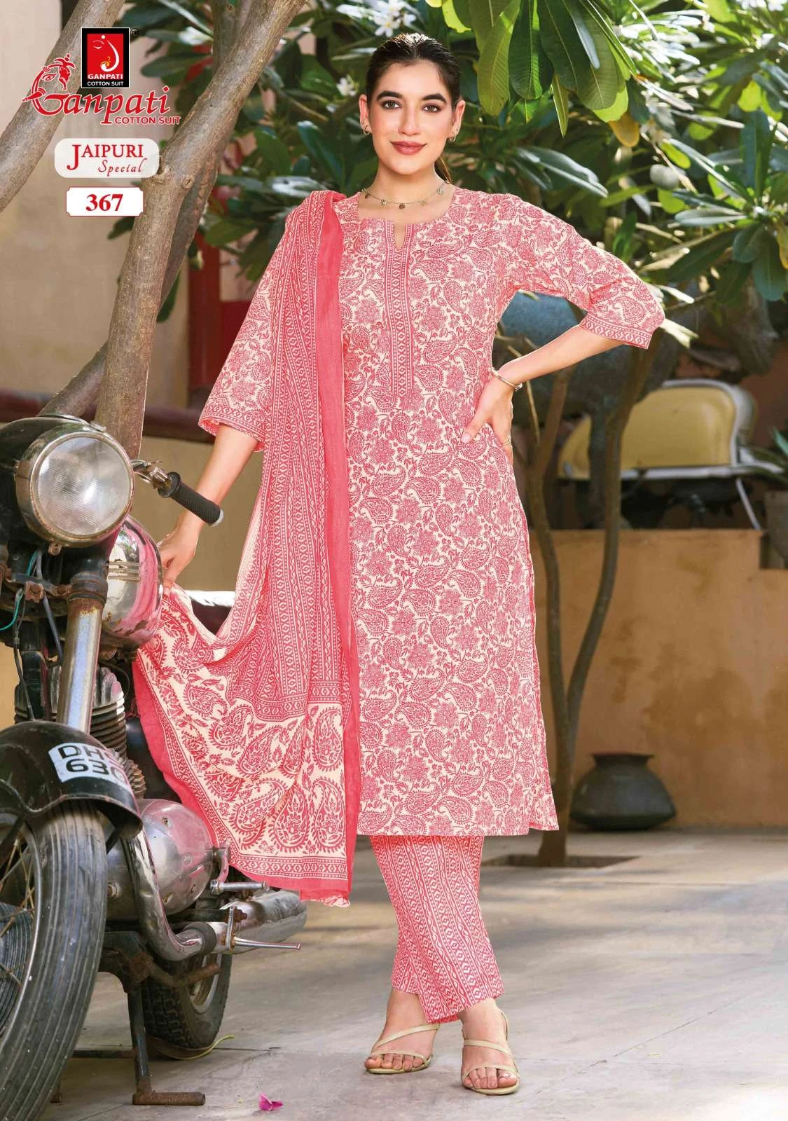 Ganpati Jaipuri Vol 18 - Readymade Dress