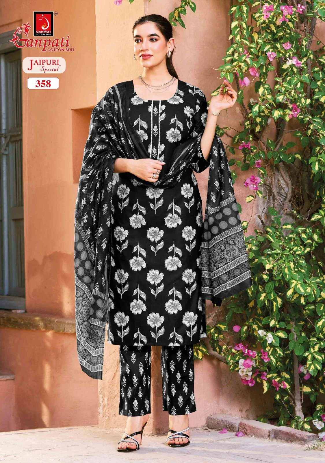 Ganpati Jaipuri Vol 18 - Readymade Dress