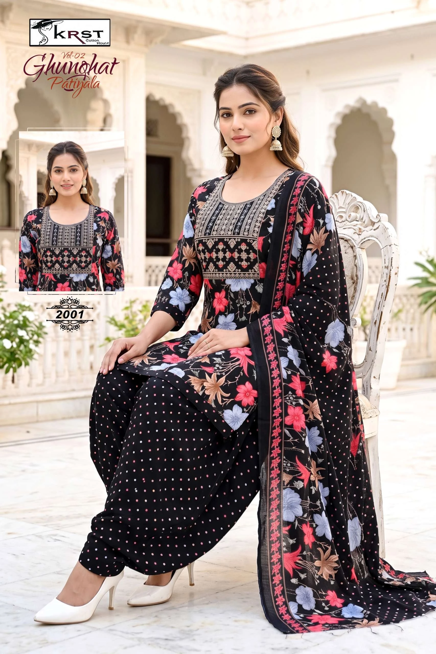 Ghunghat Patiyala Vol 2 Ready Made Collection - Readymade Dress