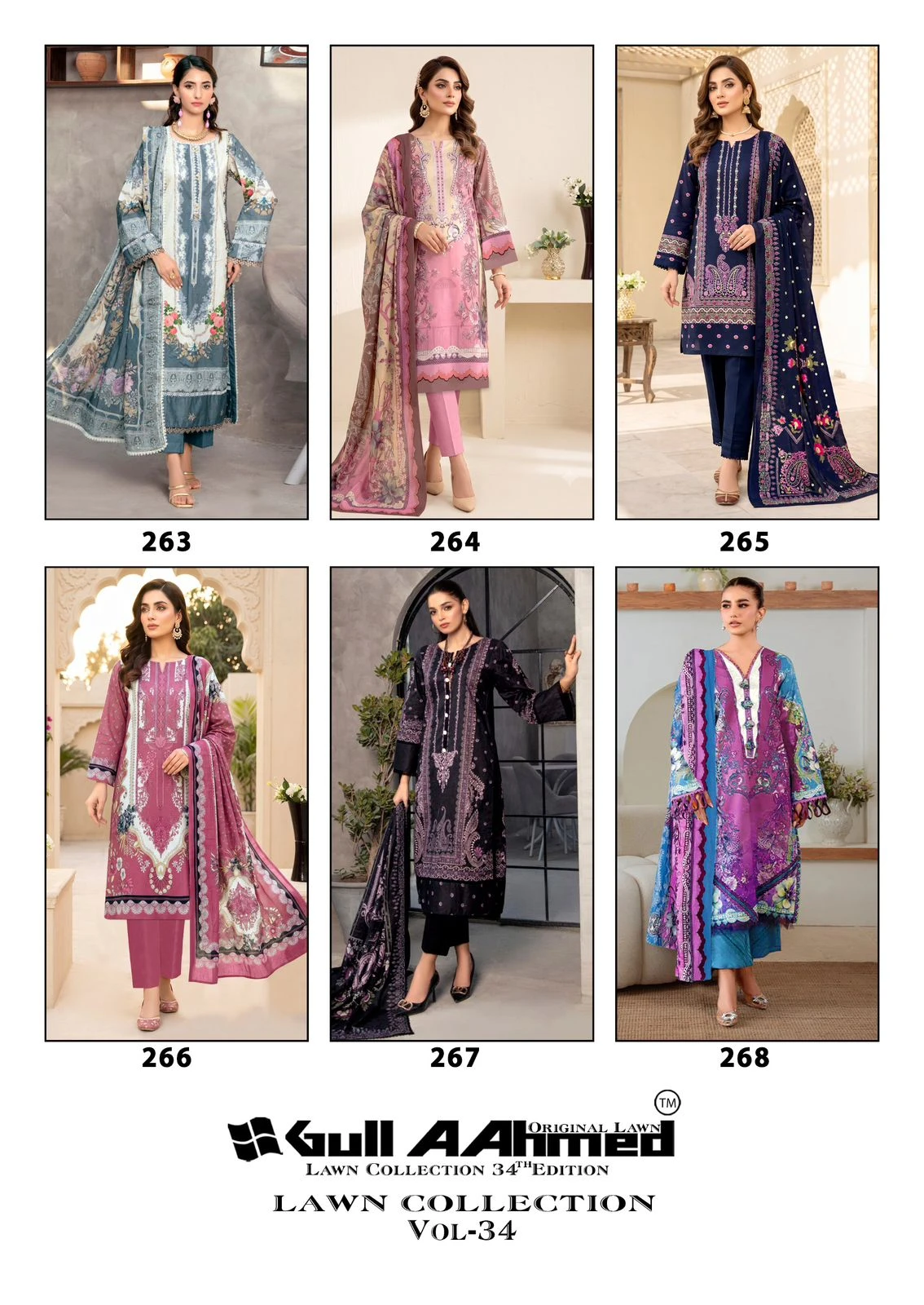 Gull Aahmed Lawn Vol 34
