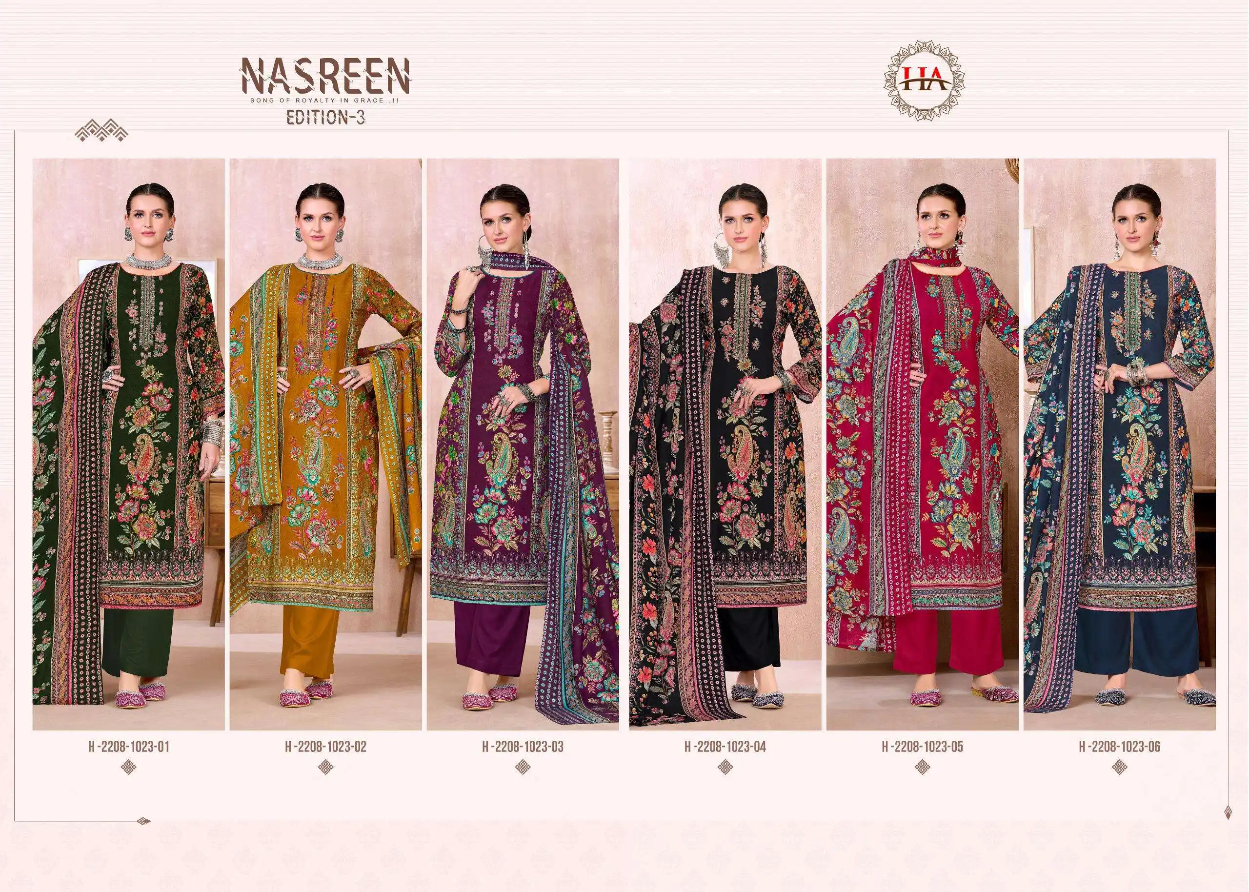 Harshit Fashion Hub Nasreen Edition 3
