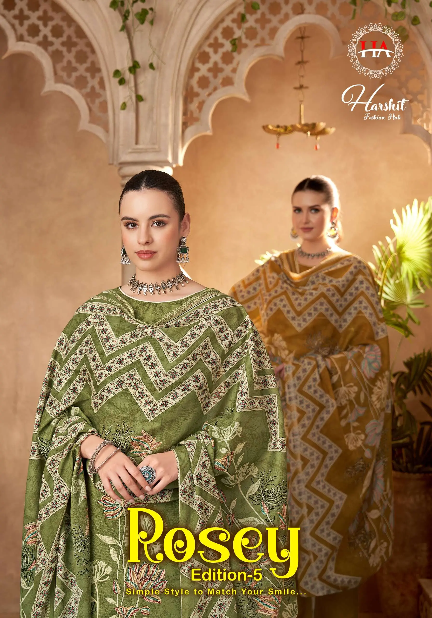 Harshit Fashion Hub Rosey Vol 5
