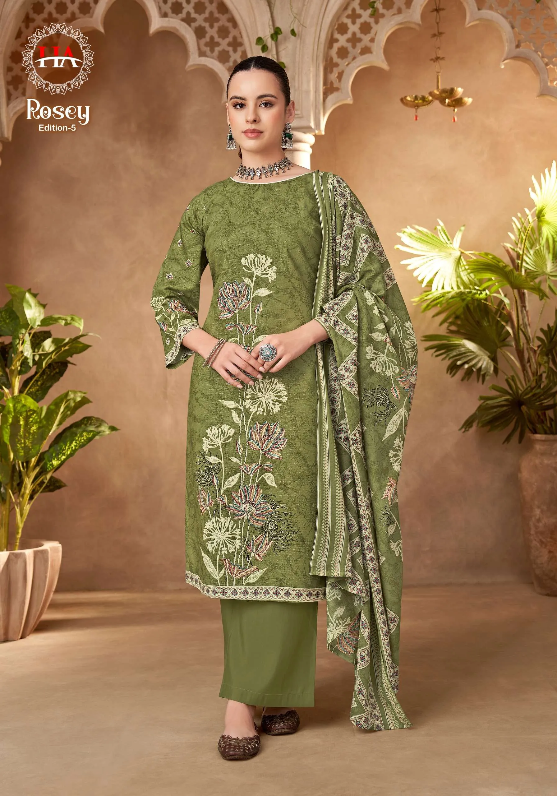 Harshit Fashion Hub Rosey Vol 5