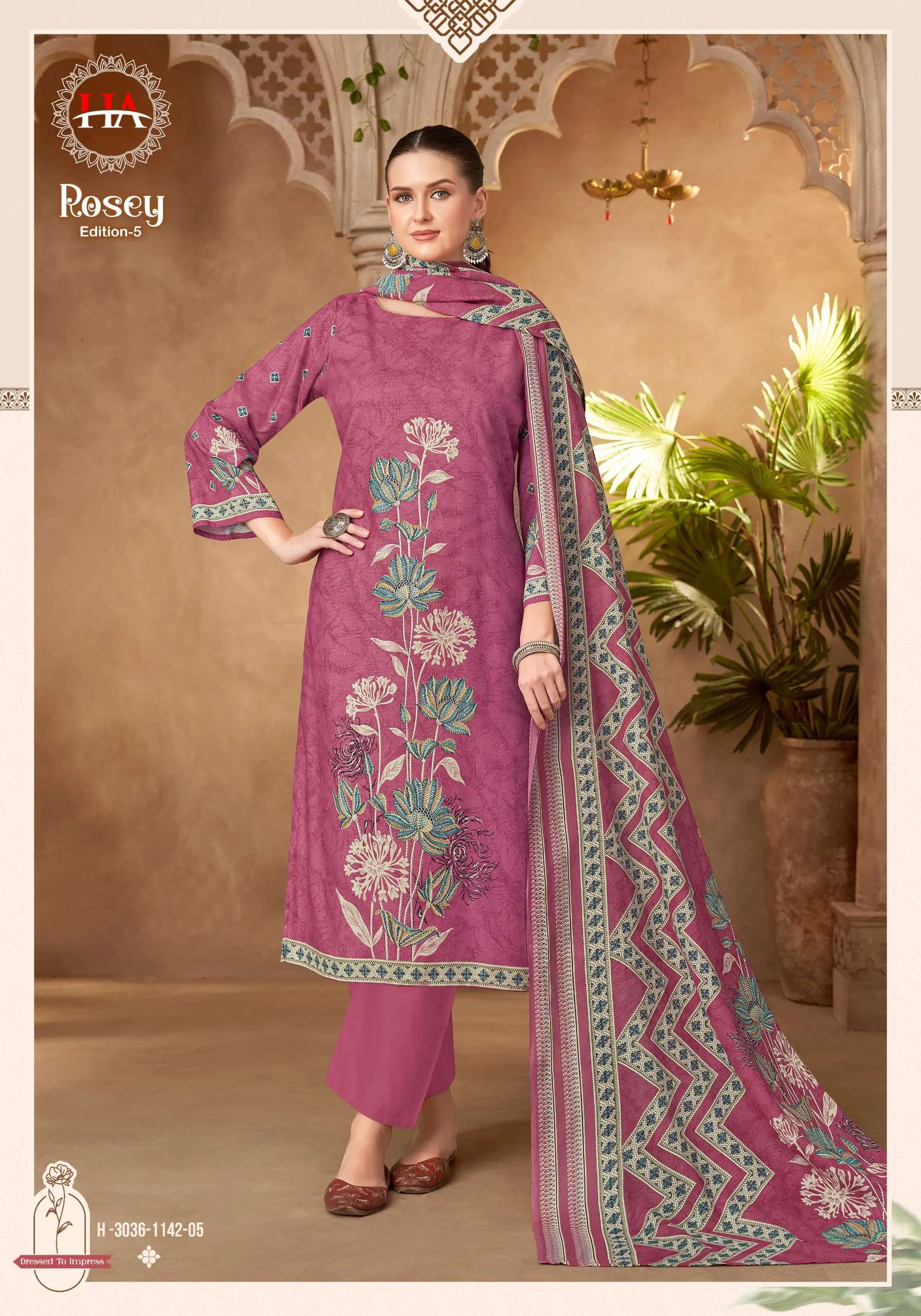 Harshit Fashion Hub Rosey Vol 5
