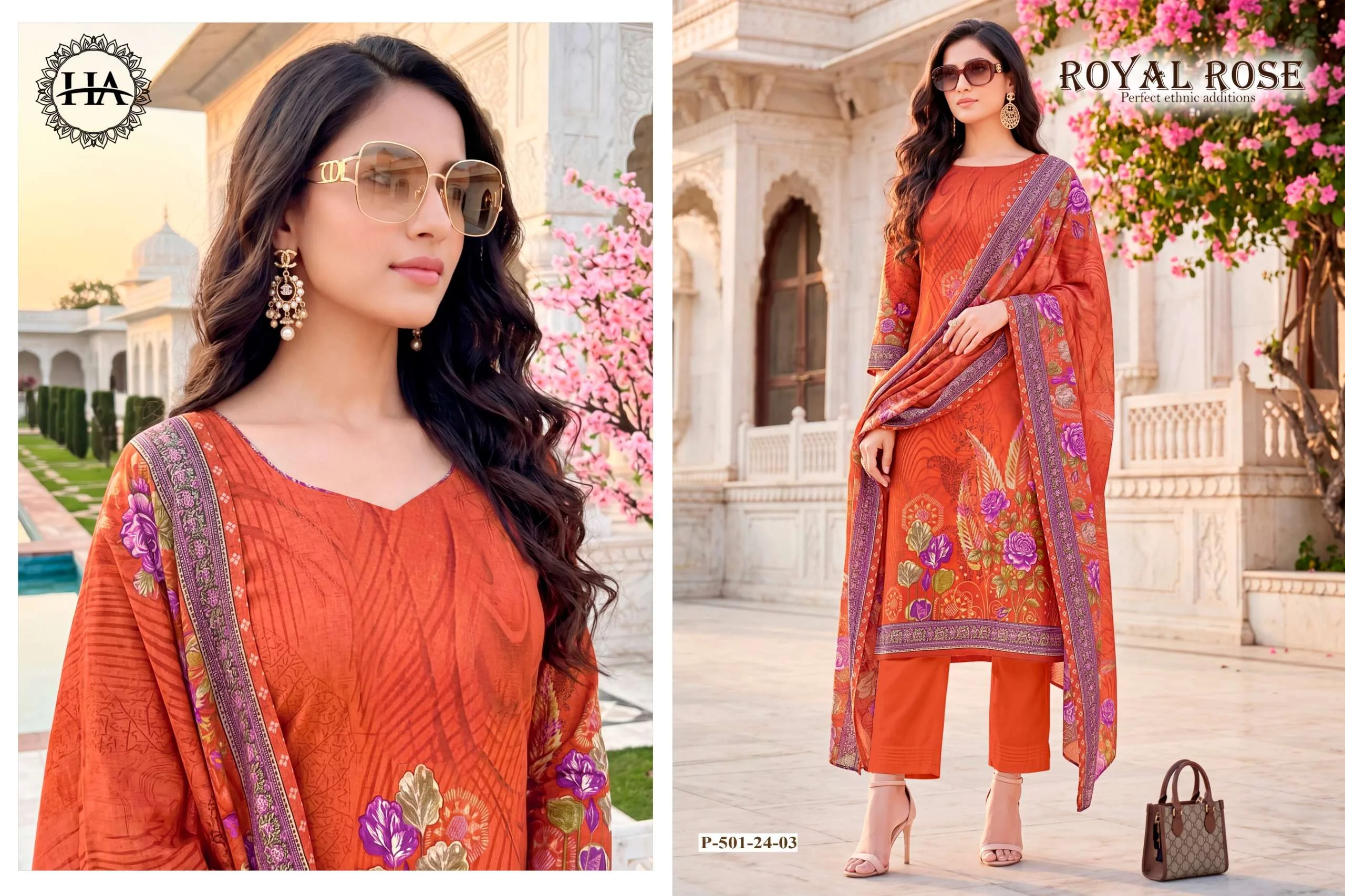 Harshit Fashion Hub Royal Rose